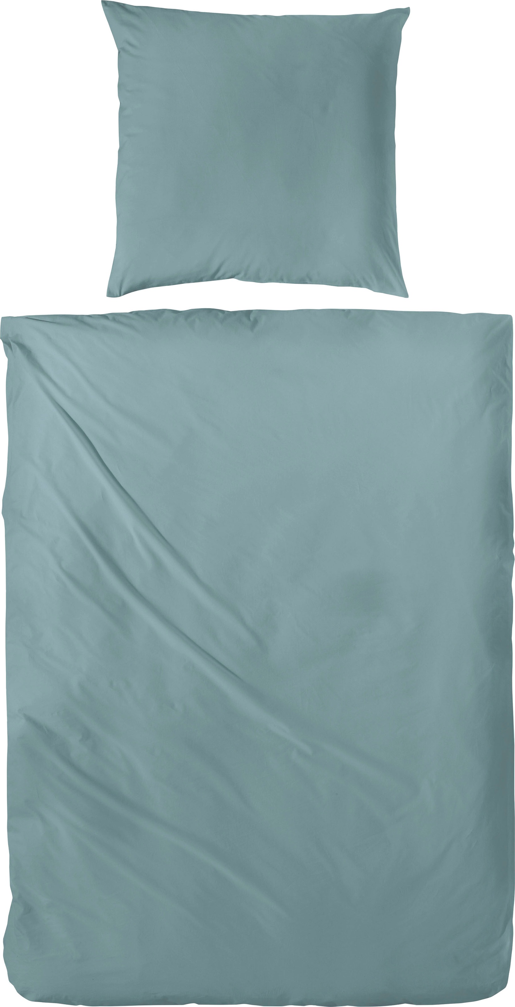 Bettwäsche PRIMERA, blau, Perkal, Obermaterial: 100% Baumwolle, Bettwäsche, "Erko", mit Reißverschluss