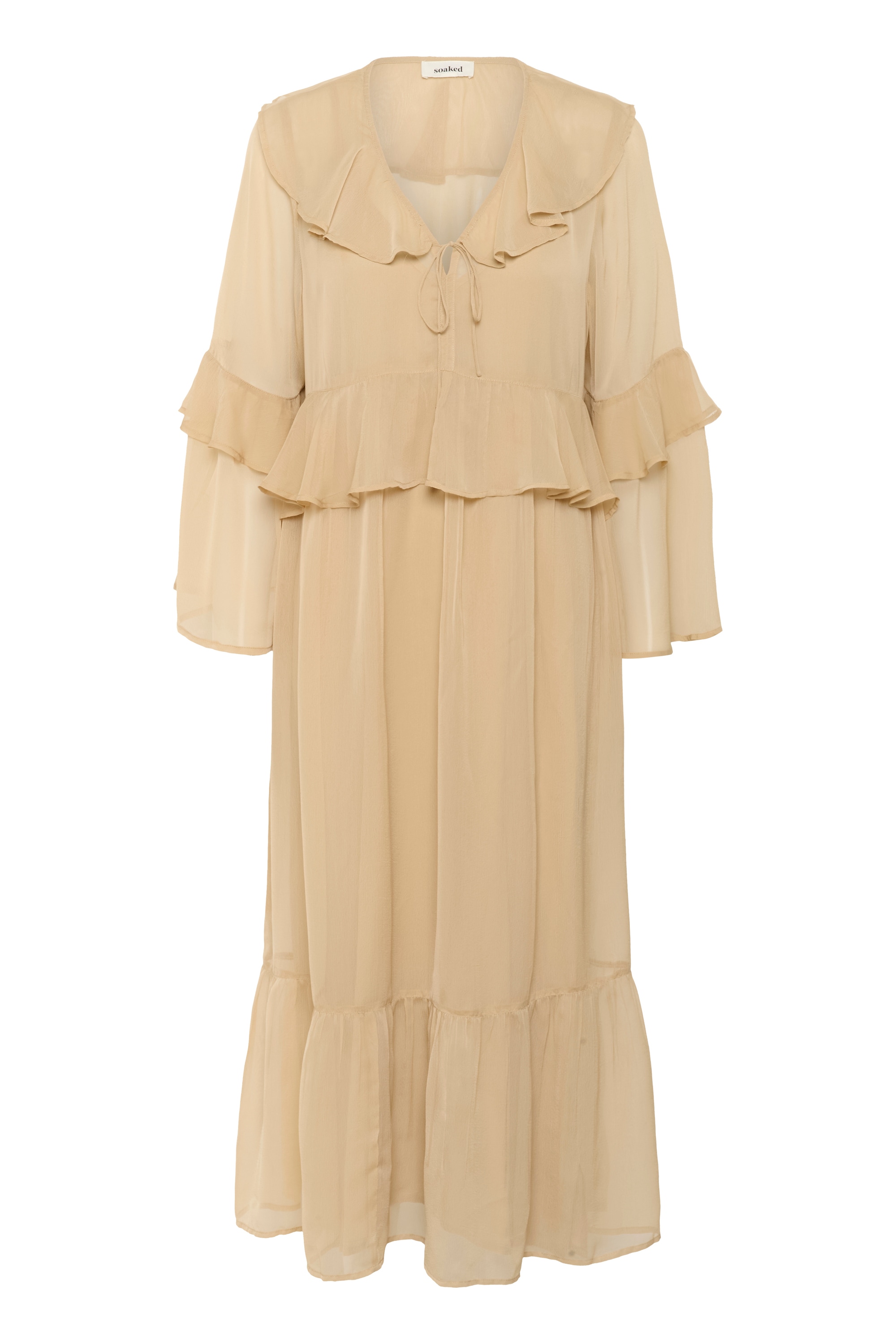 SOAKED IN LUXURY Midikleid "Damen Kleid SLJatessan"