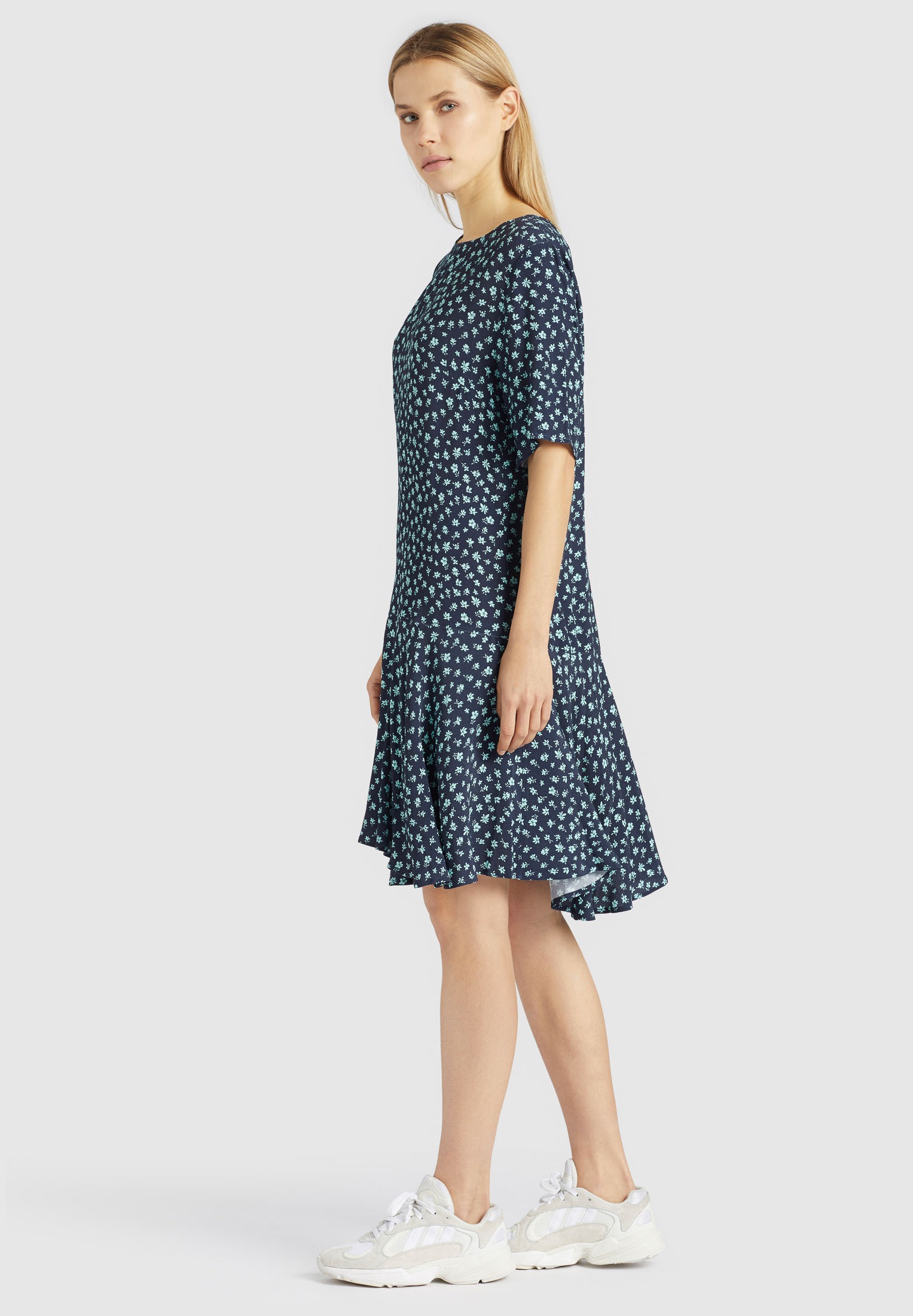 khujo Sommerkleid »khujo Kleid AVARU«, mit Volantsaum