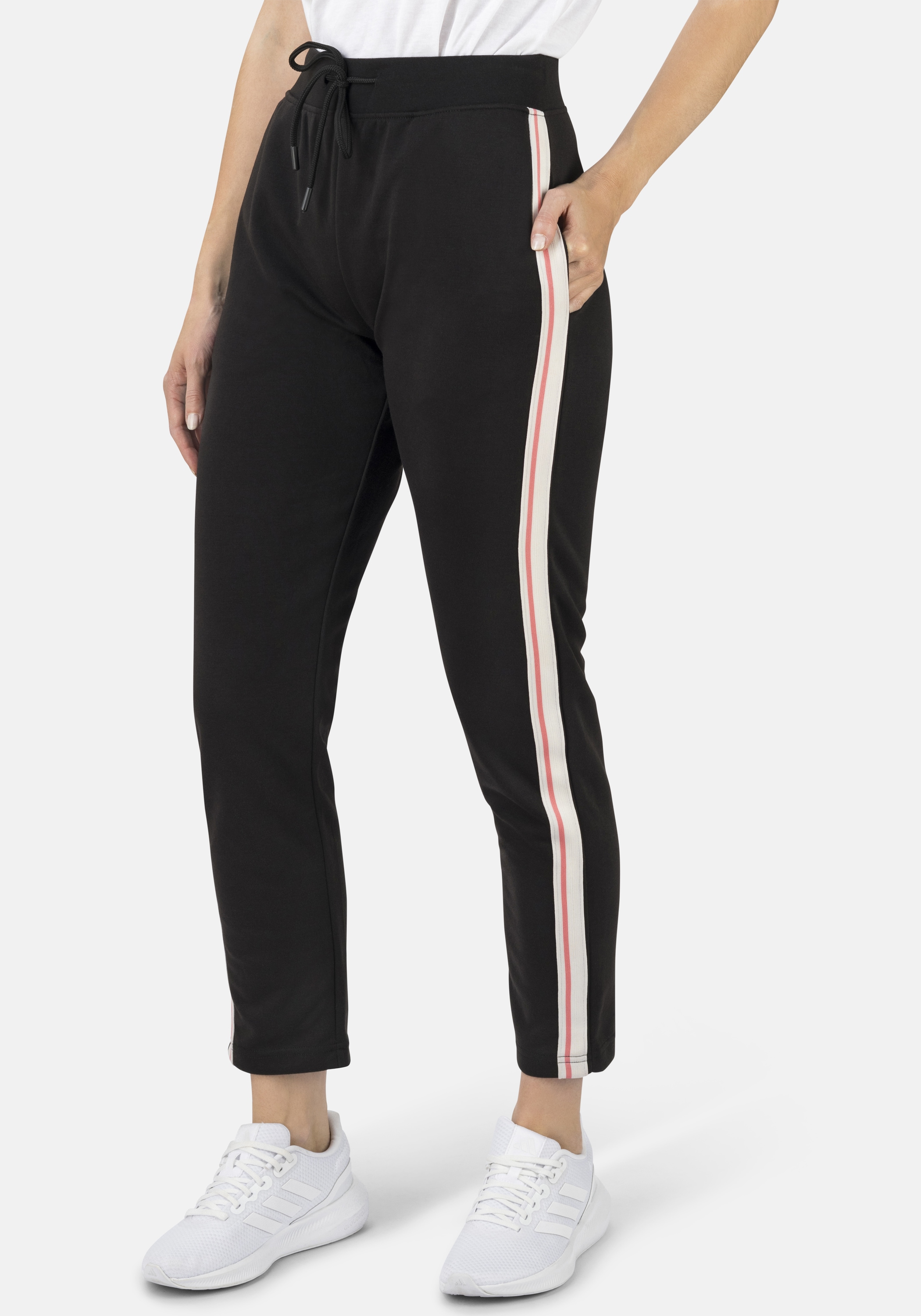 Sporthose »JUDY 30" Galon D. Sweathose«, Sporthose Regular Fit Sport Baumwolle für Damen