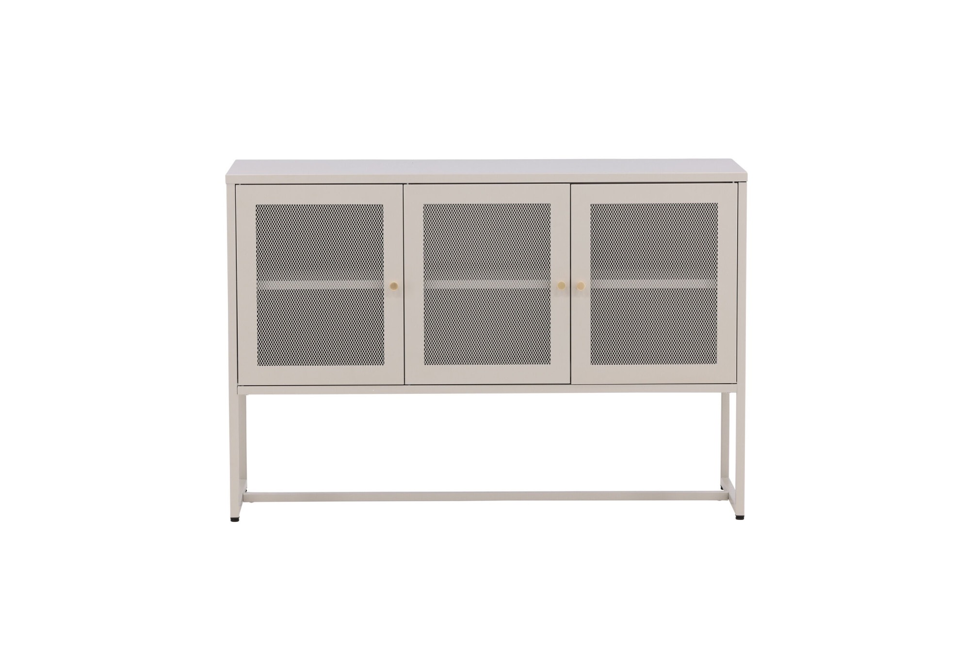 Venture Home Sideboard »Malla, Sideboard mit Gittertüren, Industrial, Breite 120 cm« Anrichte, Pulverbeschichtung, hohe Beine, 2 Einlegeböden, modern