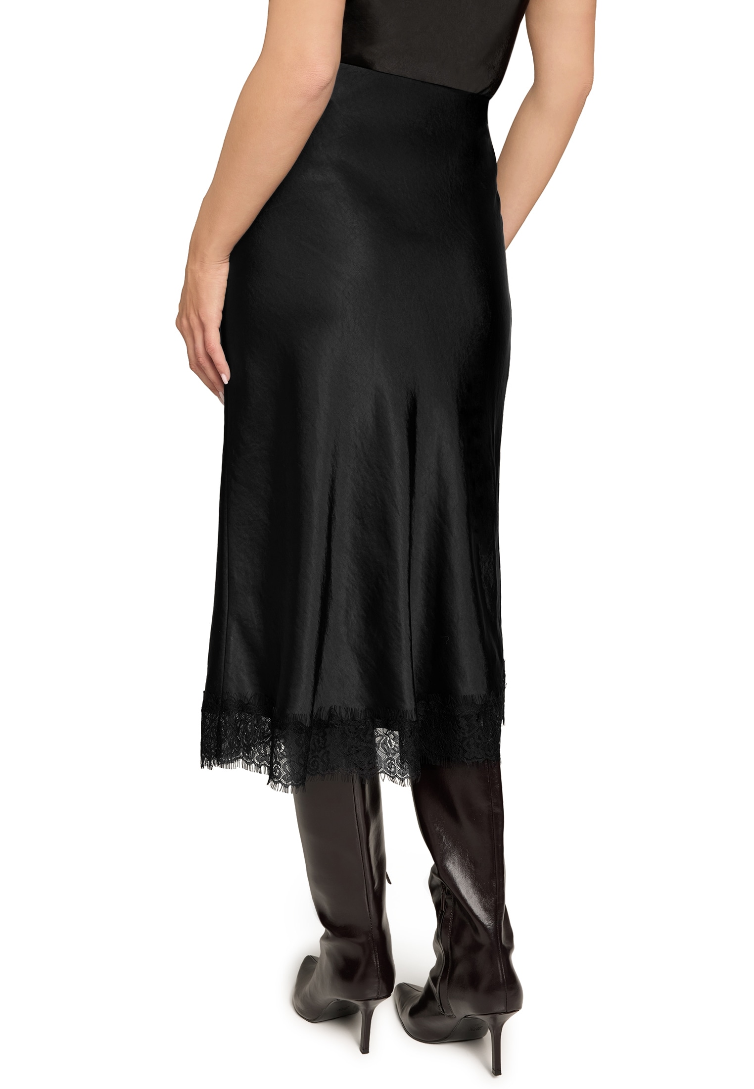 Zero Maxirock »Damen mit Spitze« Stickerei