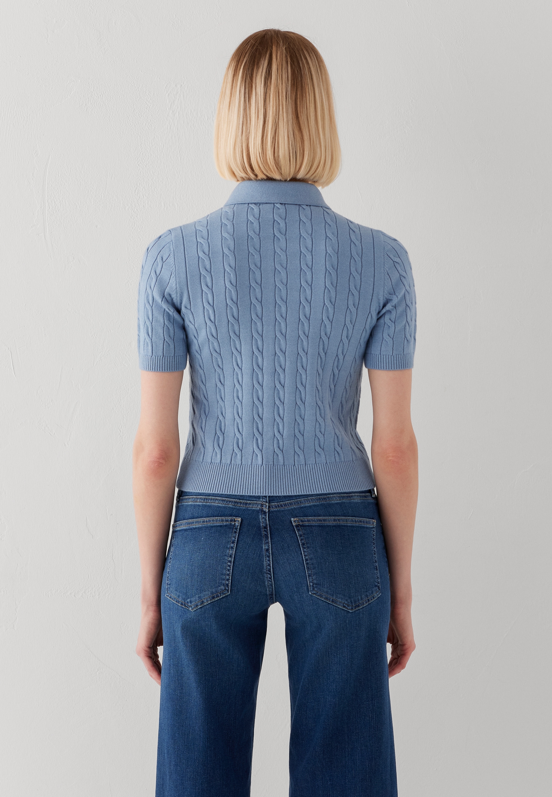 Mavi Polokragenpullover »POLO COLLAR SWEATER« Top Strick