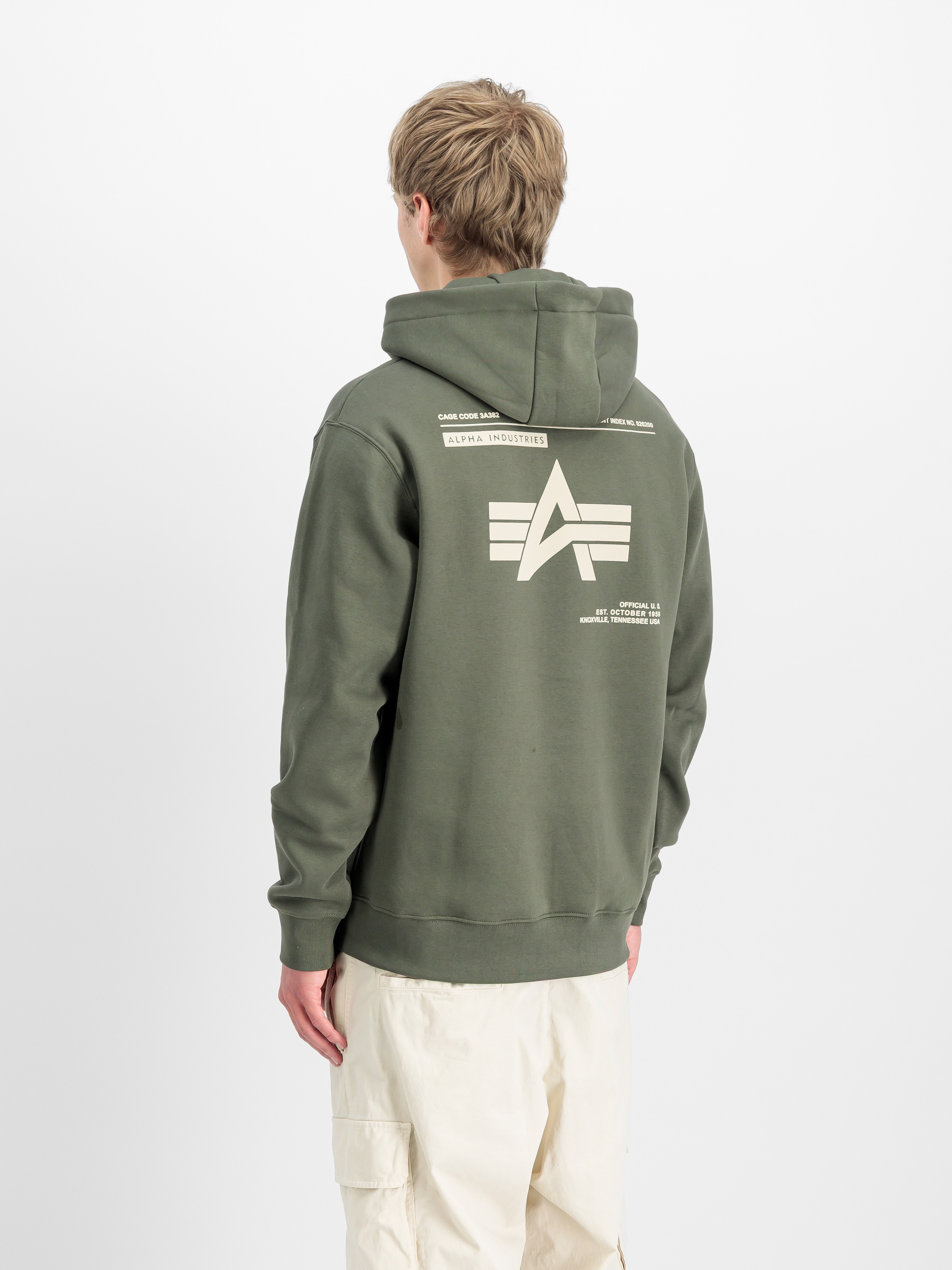 Alpha Industries Kapuzensweatshirt "Label Hoodie BP" günstig online kaufen