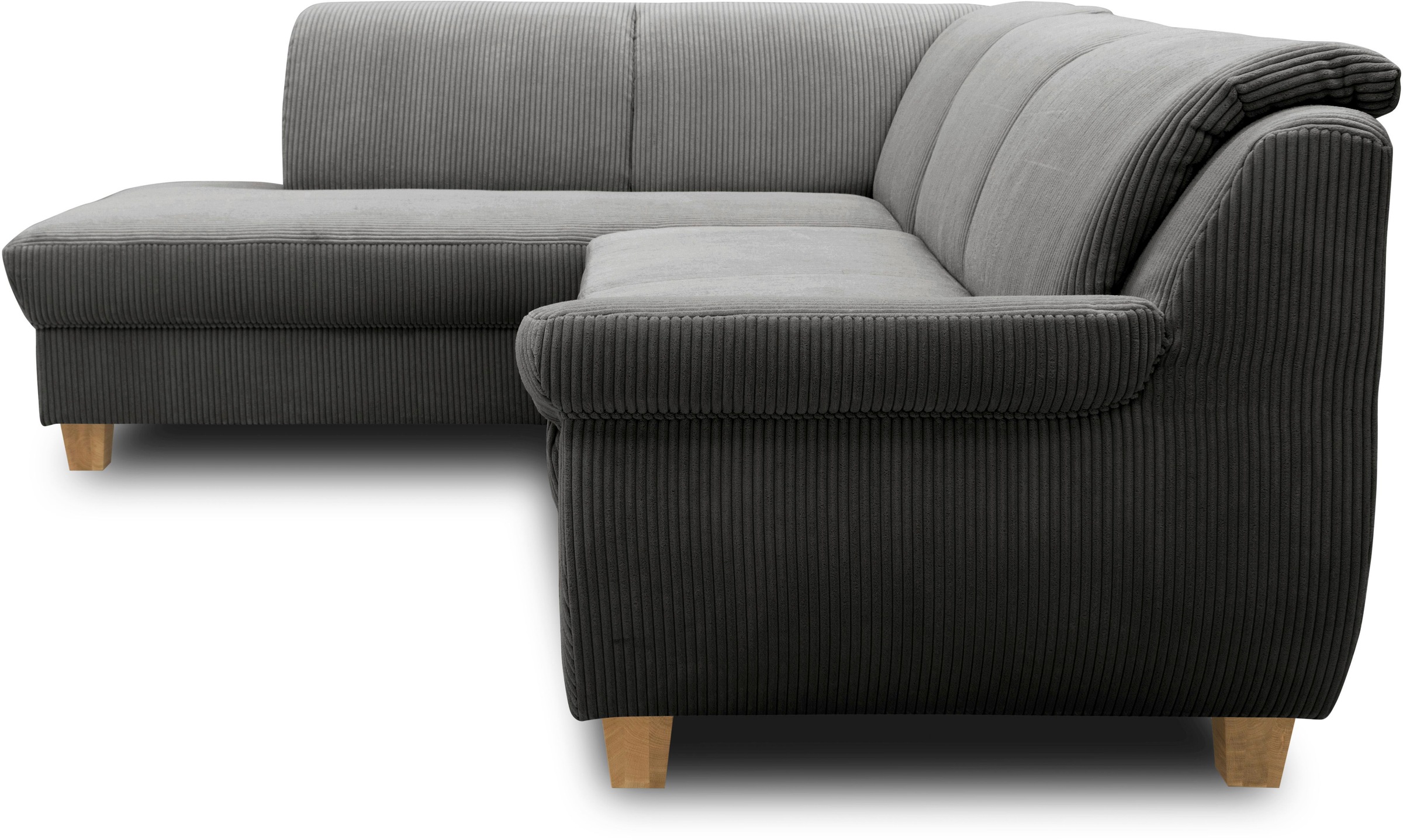 Home affaire Ecksofa »Yesterday L-Form«, wahlweise mit Bettfunktion, auch in Cord