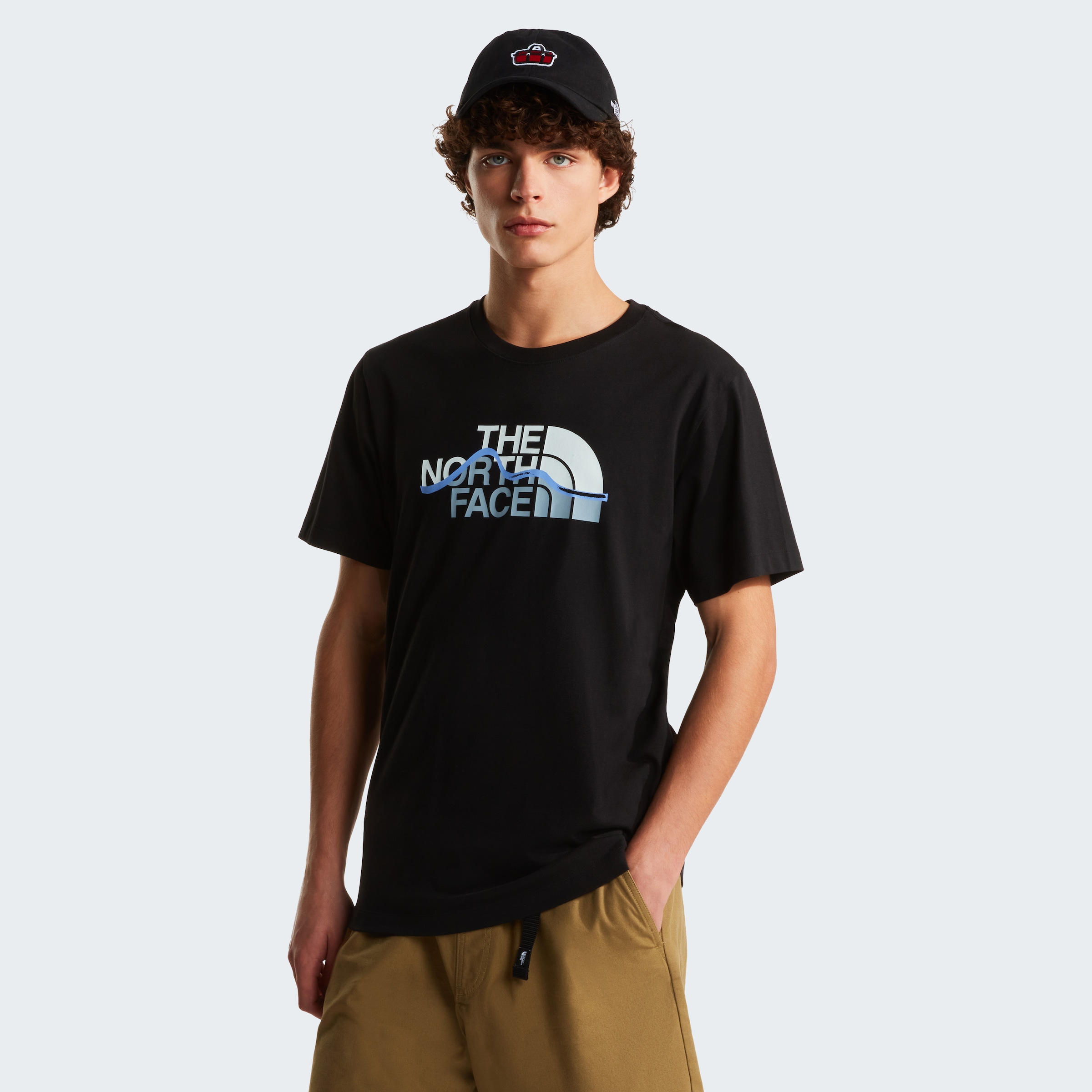 The North Face T-Shirt "M MOUNTAIN LINE REGULAR SHORT SLEEVE TEE" normale P günstig online kaufen
