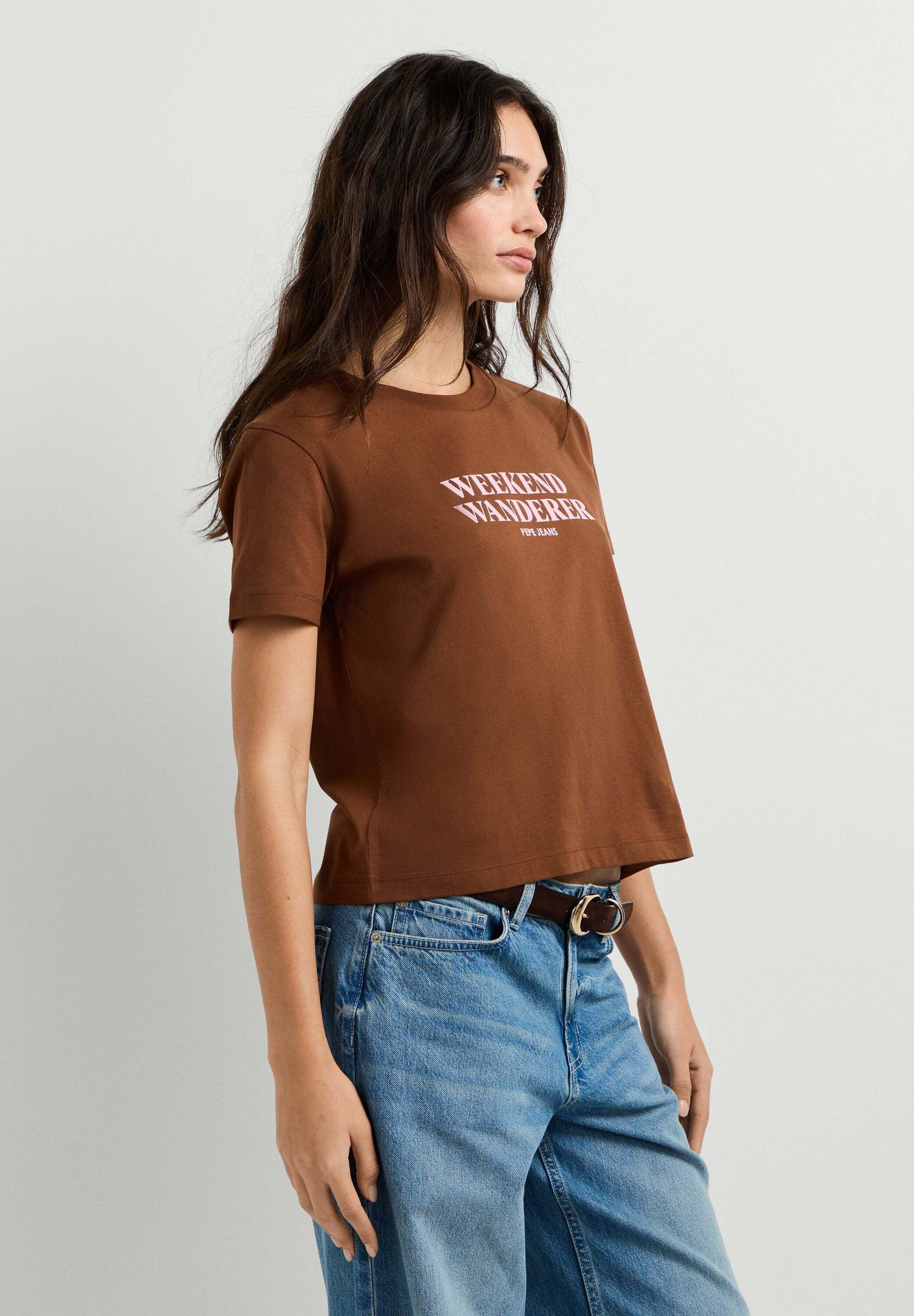 Pepe Jeans Print-Shirt »print t-shirt CARLA«