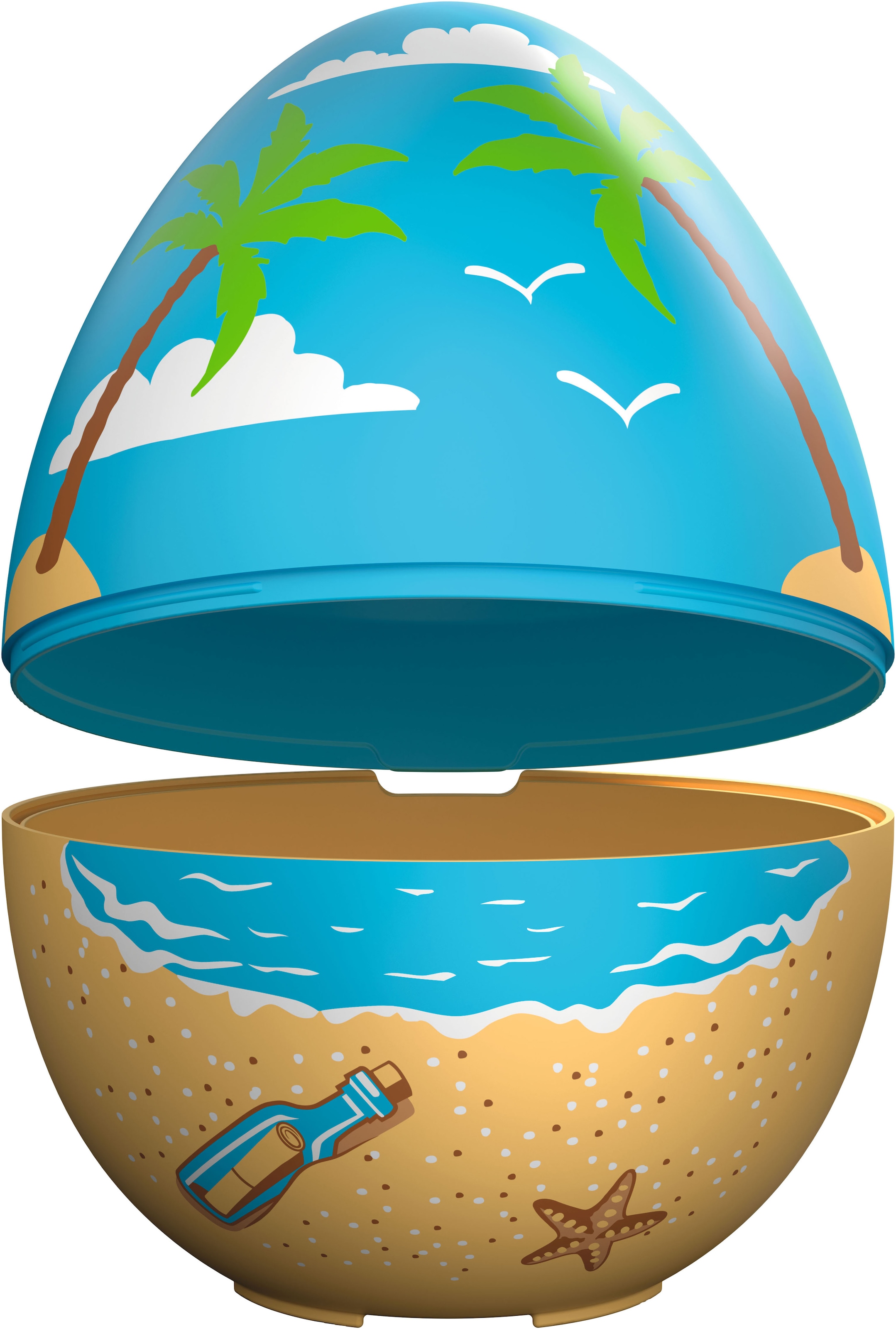 Playmobil® Konstruktions-Spielset »Spiel-Ei: Strandurlaub (72101), My Life«