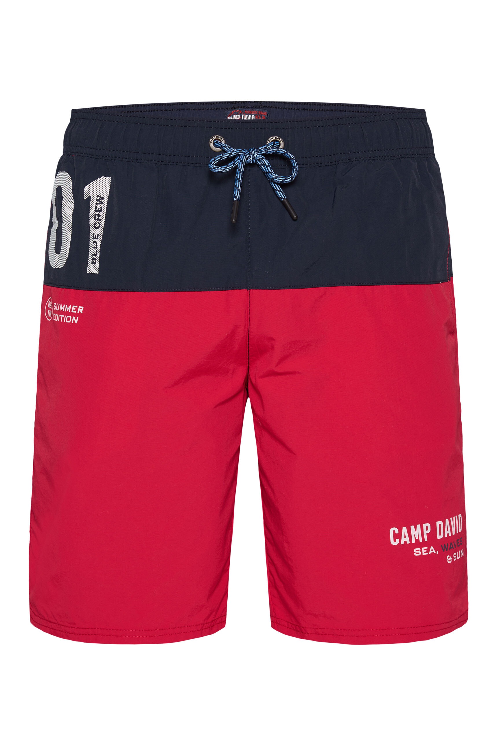 CAMP DAVID Badeshorts, mit Einschubtaschen & einer Gesäßtasche