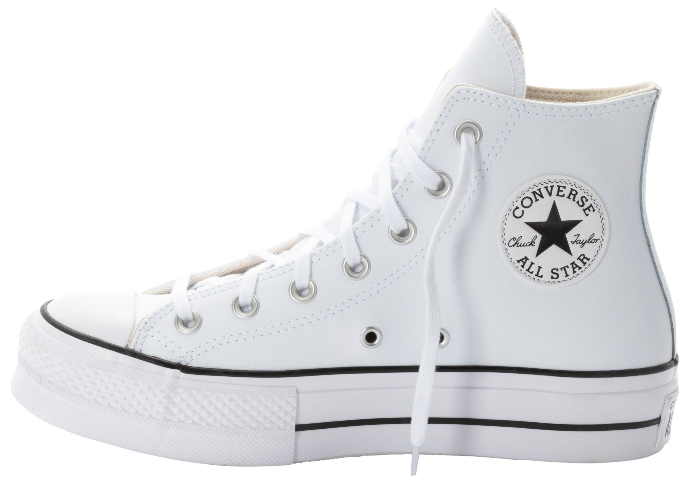 Converse Sneaker "CHUCK TAYLOR ALL STAR LEATHER PLATFORM", Sneaker aus weic günstig online kaufen