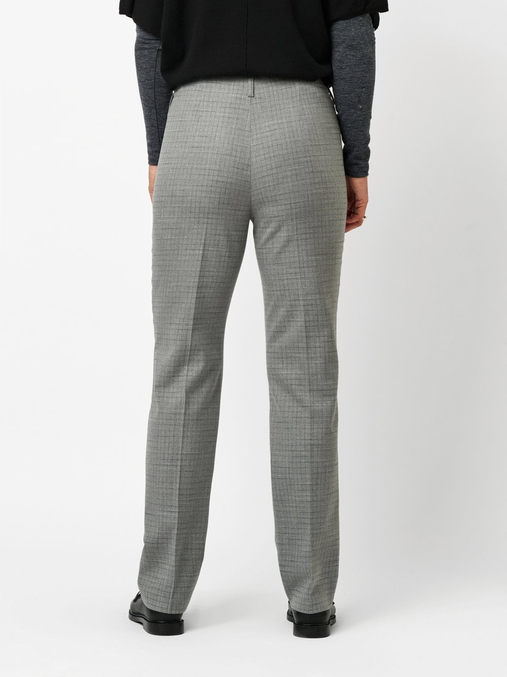 Relaxed Stretch-Hose »Meine beste Freundin«  mit dezentem Karomuster