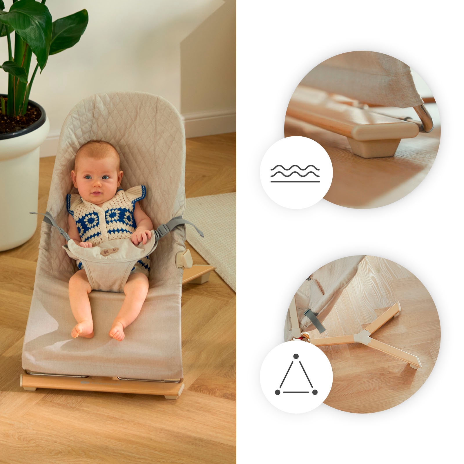 Kinderkraft Babywippe »MIMI« bis 9 kg