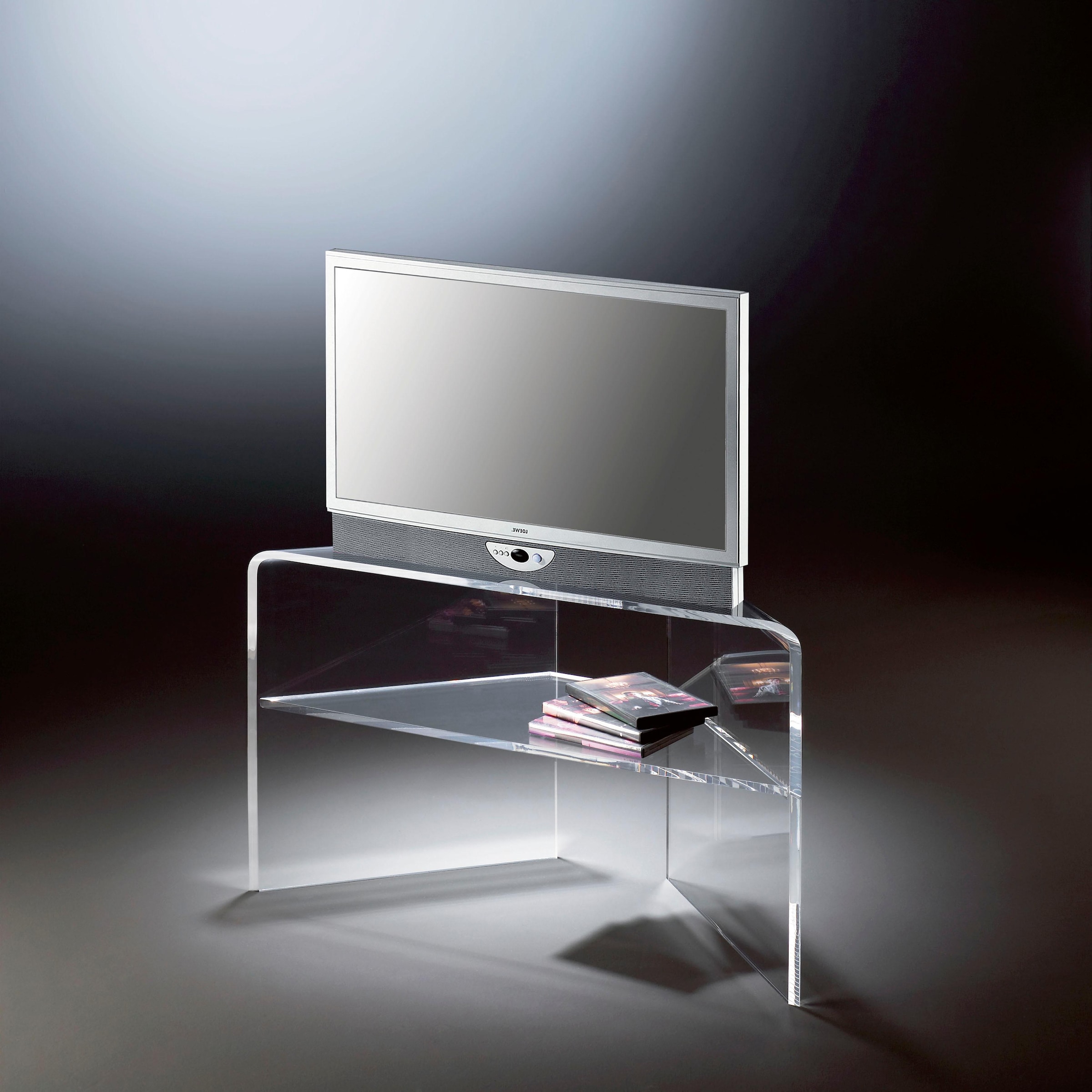 Places of Style TV-Board »Remus«, mit Ablage, aus Acrylglas