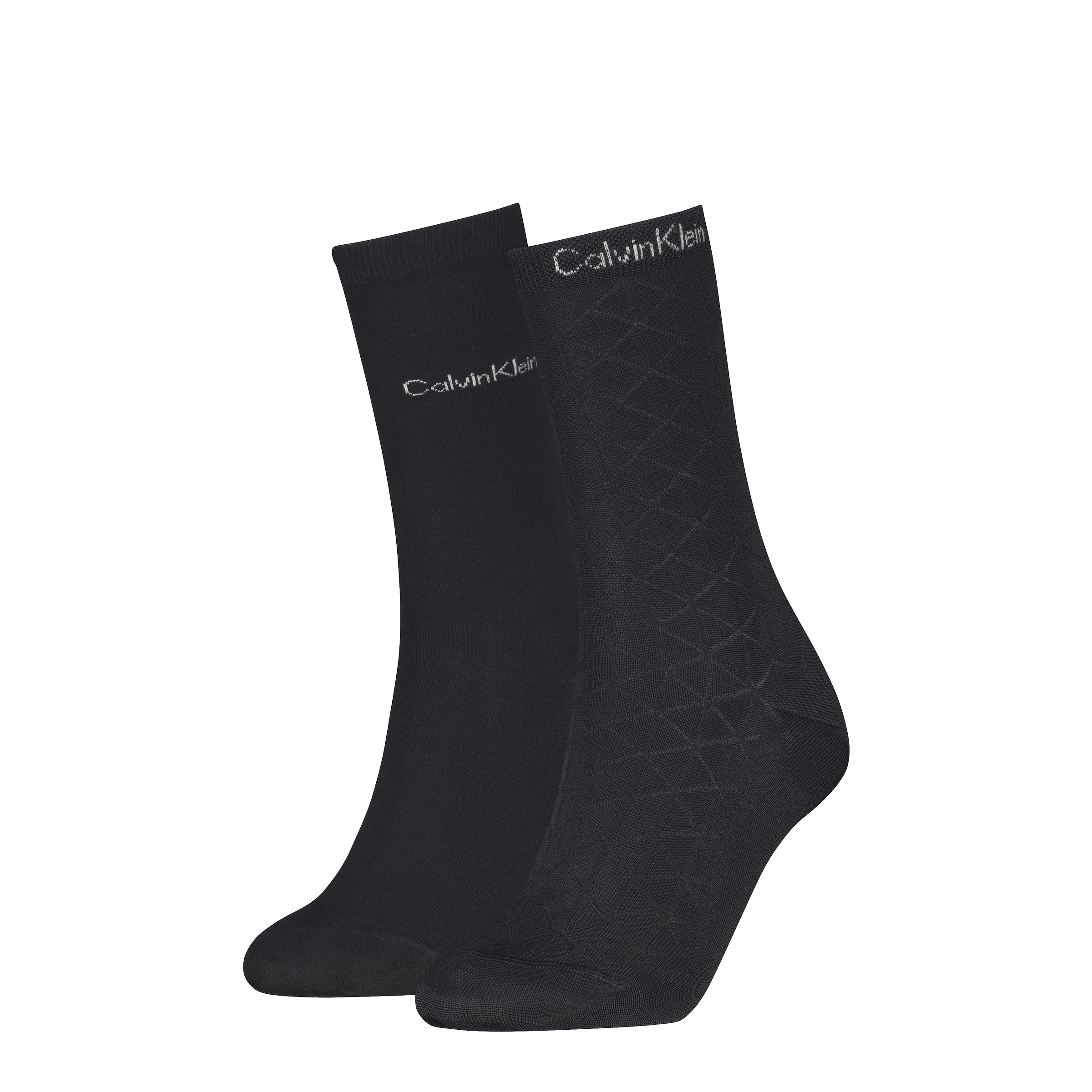 Calvin Klein Socken »CK WOMEN SOCK 2P DROPNEEDLE PATTERN« 2 Paar, 