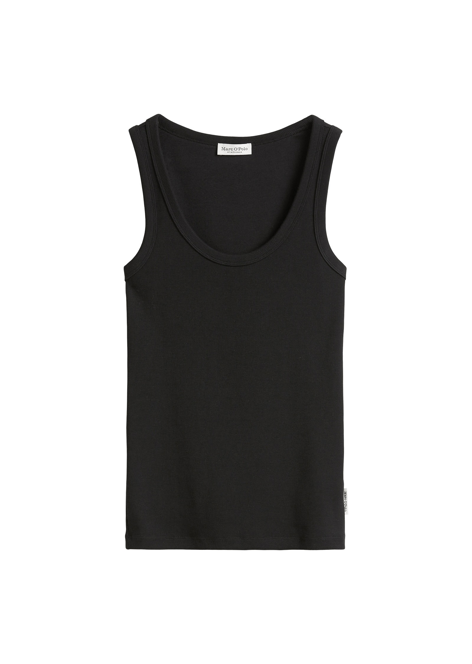 Marc O'Polo T-Shirt »aus elastischem Rippjersey«