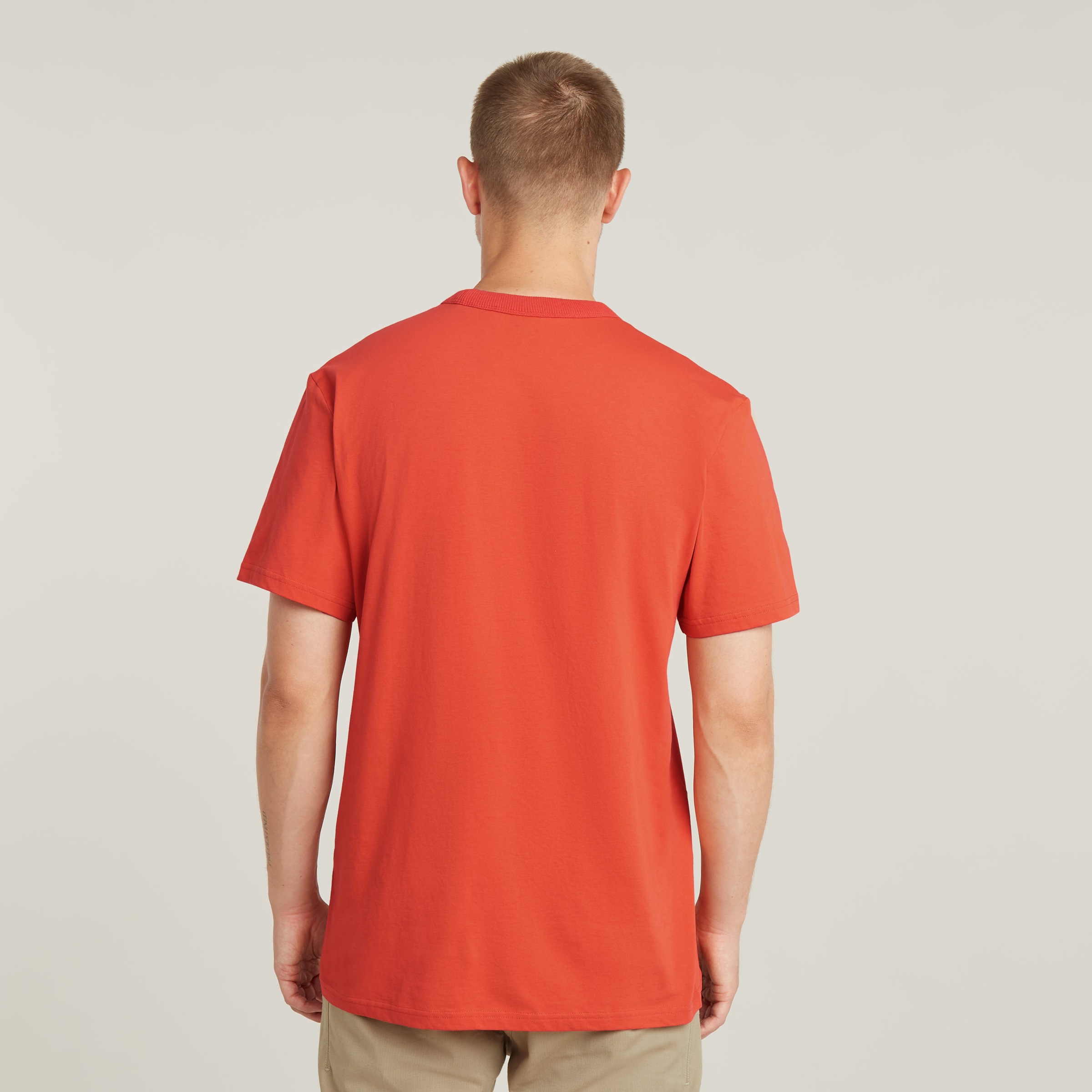 G-STAR T-Shirt "Nifous" Rundhals, mit Rippeinsatz günstig online kaufen