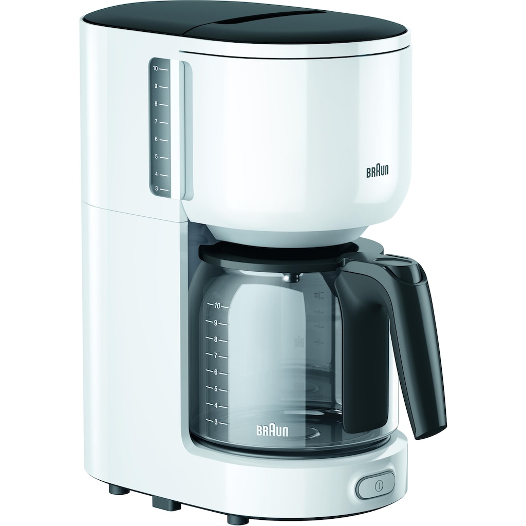 Braun Filterkaffeemaschine »KF 3120 WH«, Papierfilter, 1x4