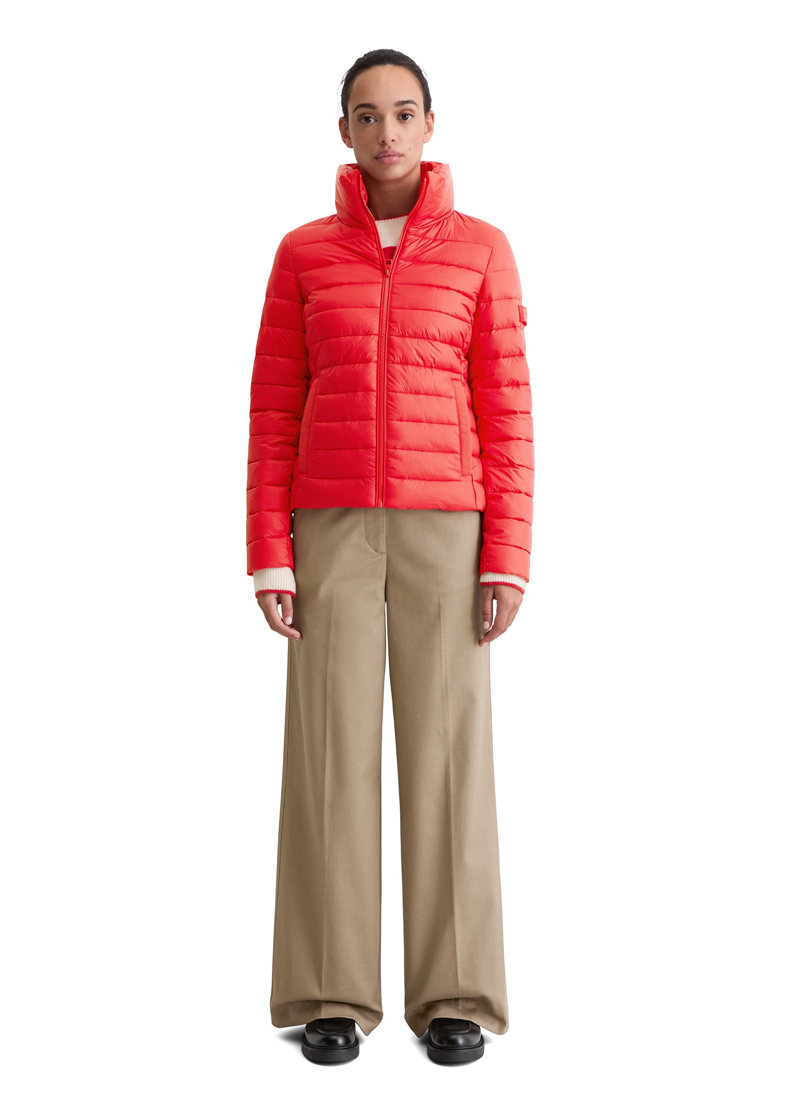 Marc O'Polo Outdoorjacke »mit recycelten Materialien« ohne Kapuze