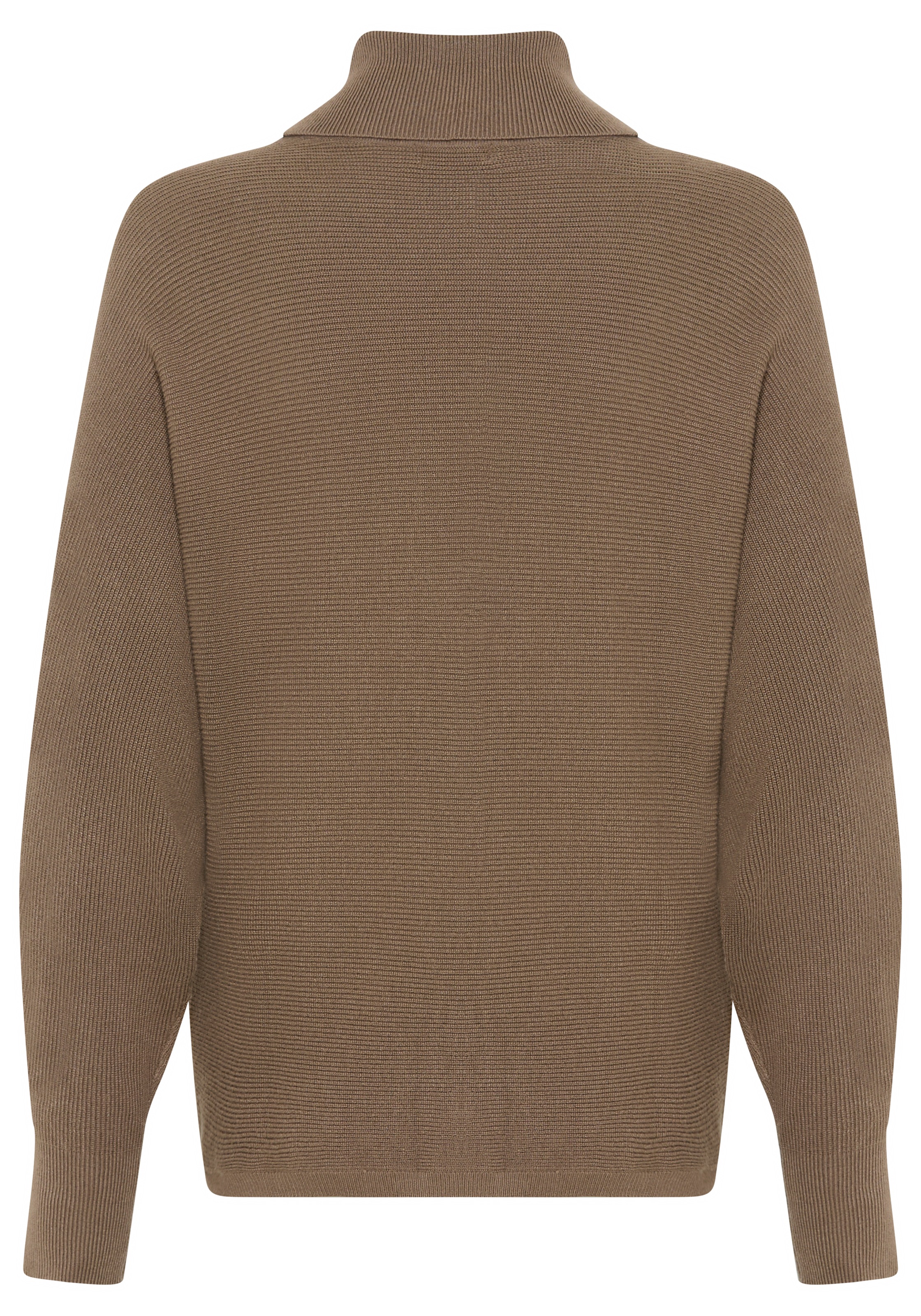 Bruno Banani Rollkragenpullover, mit Wickel-Optik - NEUE KOLLEKTION