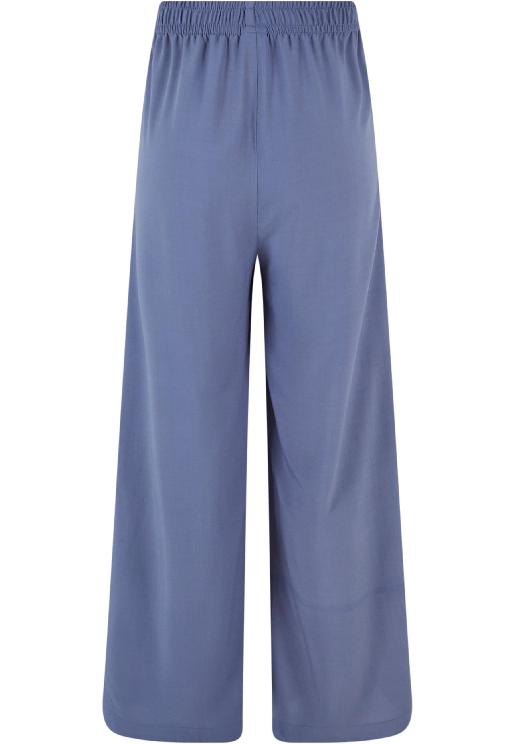 URBAN CLASSICS Stoffhose "Urban Classics Damen Ladies Wide Leg Viscose Pant günstig online kaufen