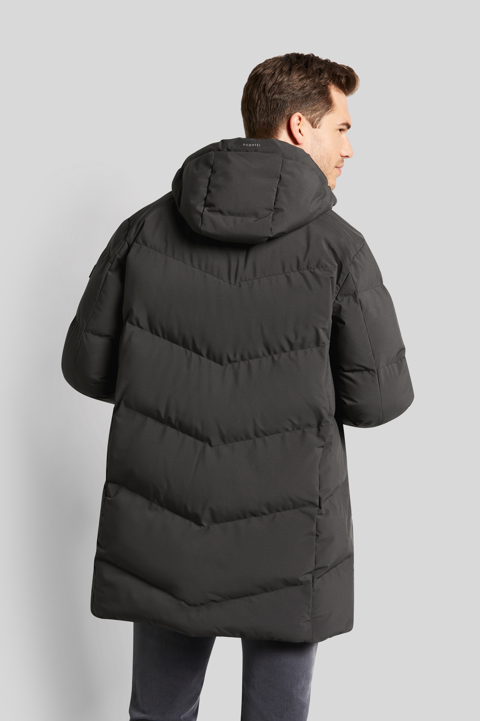 bugatti Parka, mit Kapuze, aus 100 % recycelten Materialien