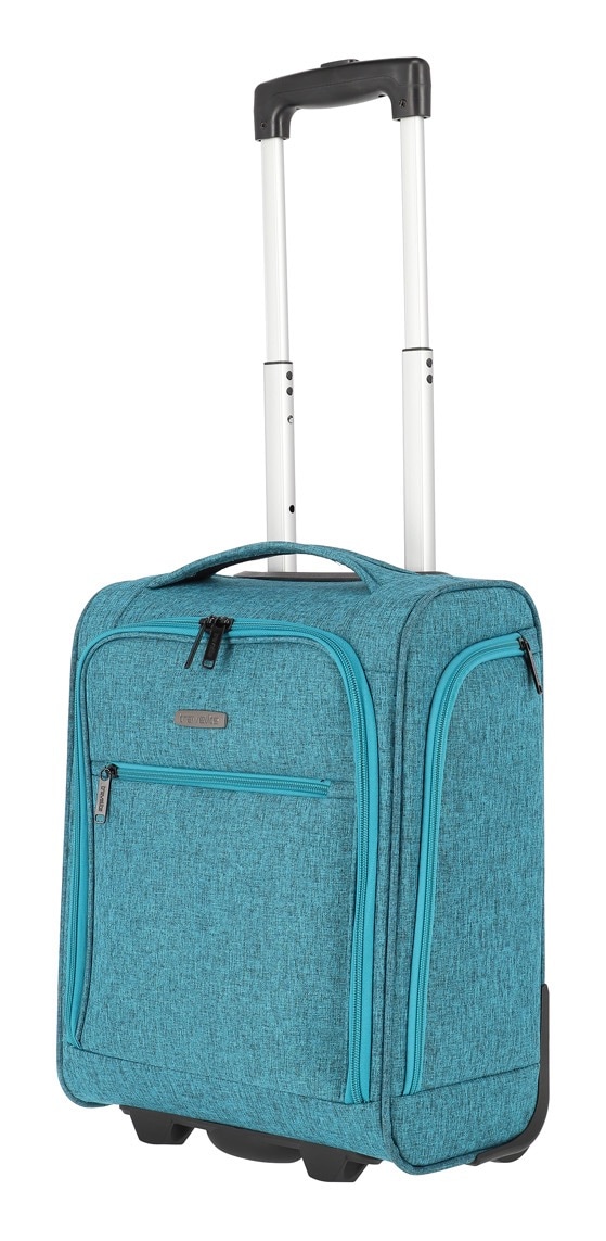 travelite "CABIN Bordtrolley Underseat Handgepäck Koffer" 28 l 2 Rollen 43 cm, Aufsteckfunktion – ideal als Unter-Sitz-Bordgepäck