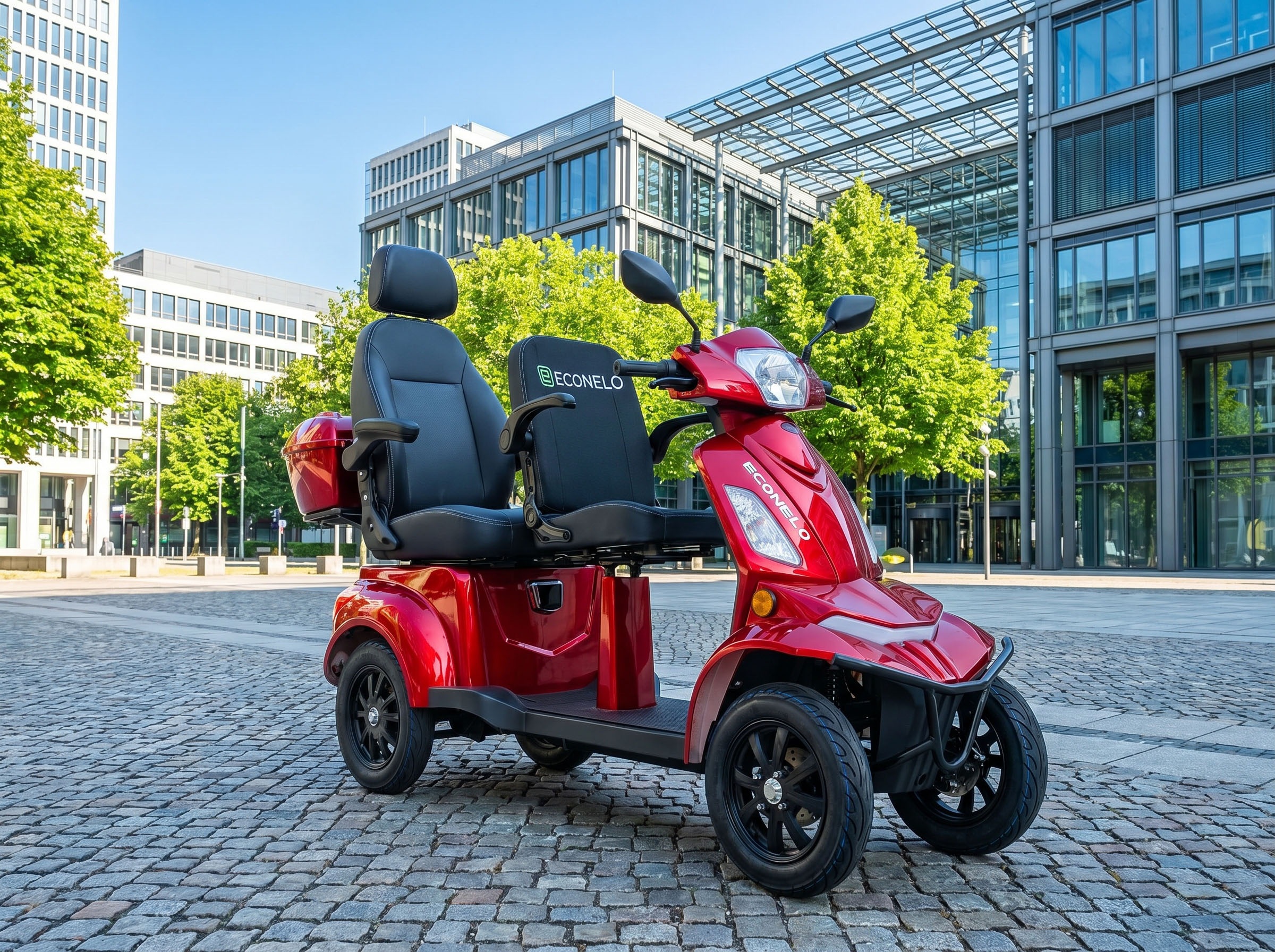 ECONELO Elektromobil »E-Seniorenmobil VISTA Quarter-1L, Lithium-Akku, 4-Rad, 60V, 1000 Watt« 1.000 W 25 km/h