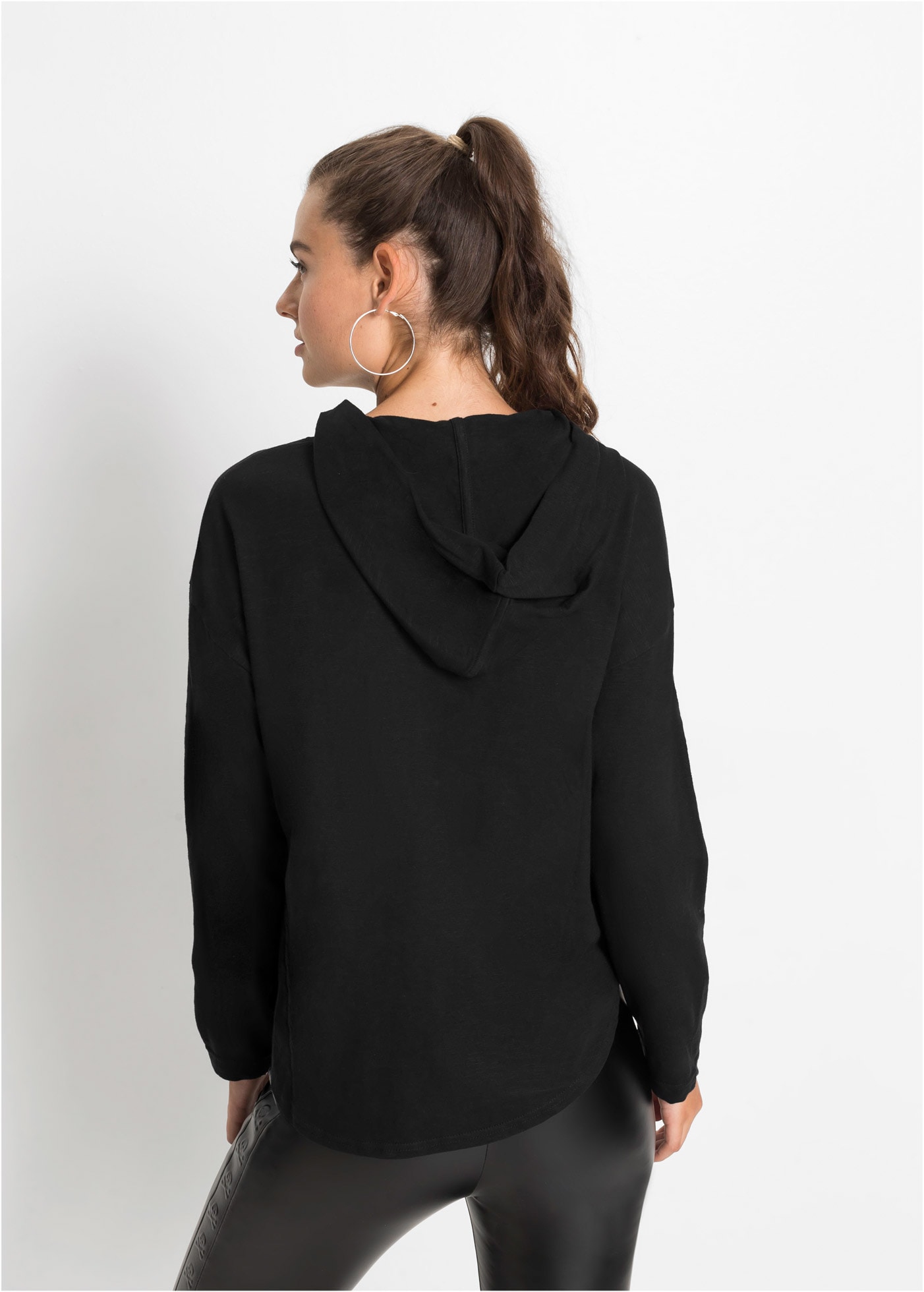 bonprix Longshirt »Oversize-Longshirt mit Kapuze«, Oversize-Longshirt mit Kapuze
