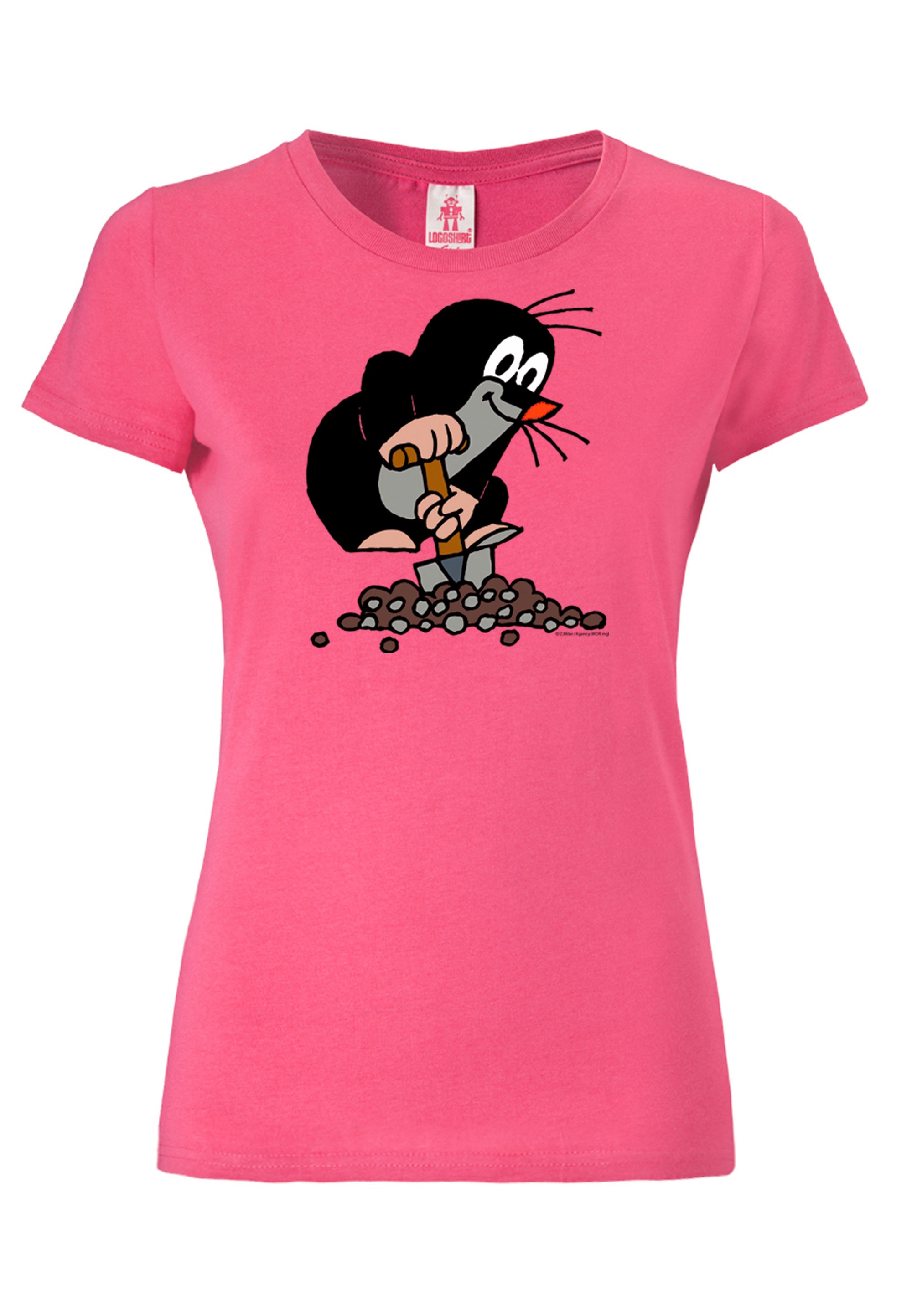LOGOSHIRT T-Shirt »Der kleine Maulwurf«, mit lizenziertem Originaldesign