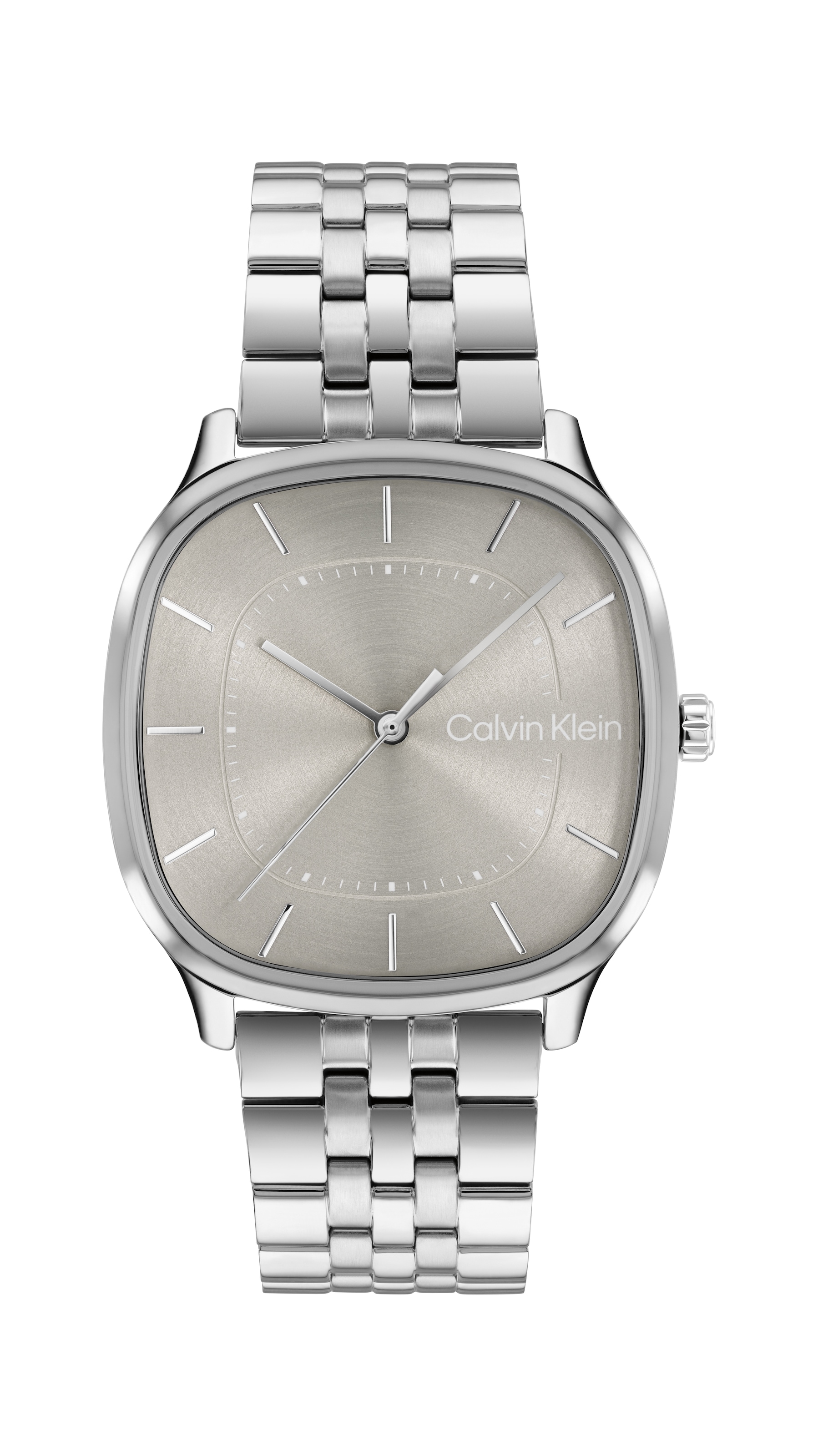Calvin Klein Quarzuhr »CK SHAPE« Armbanduhr, Damenuhr, Herrenuhr, Edelstahlarmband, analog