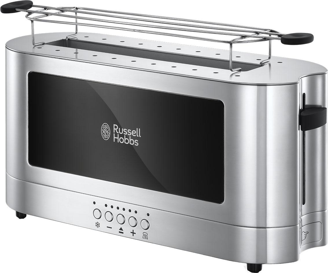 Toaster »Elegance 23380-56«, 1 langer Schlitz, 1420 W, Glasdesign und Edelstahl