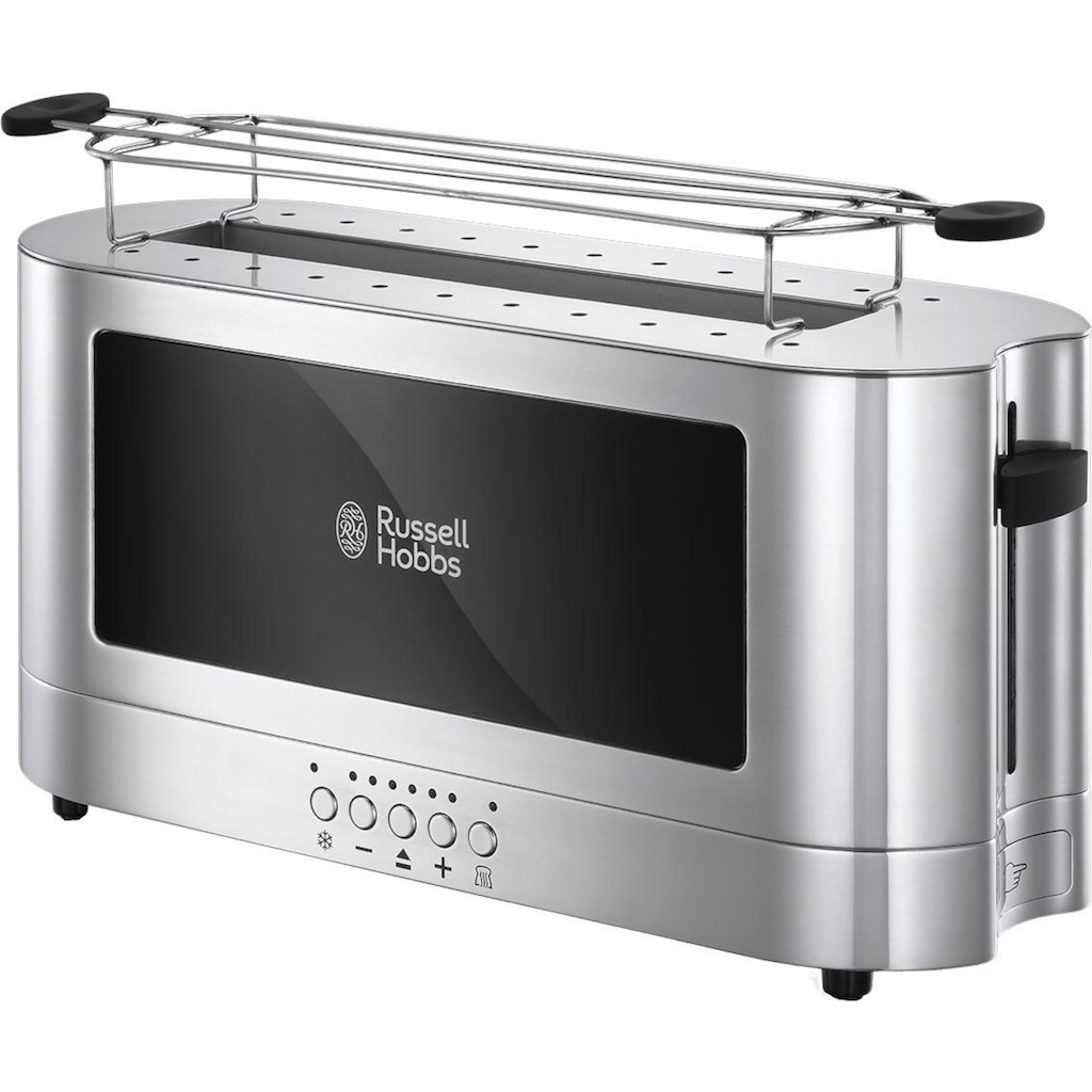 RUSSELL HOBBS Toaster »Elegance 23380-56«, 1 langer Schlitz, 1420 W, Glasdesign und Edelstahl
