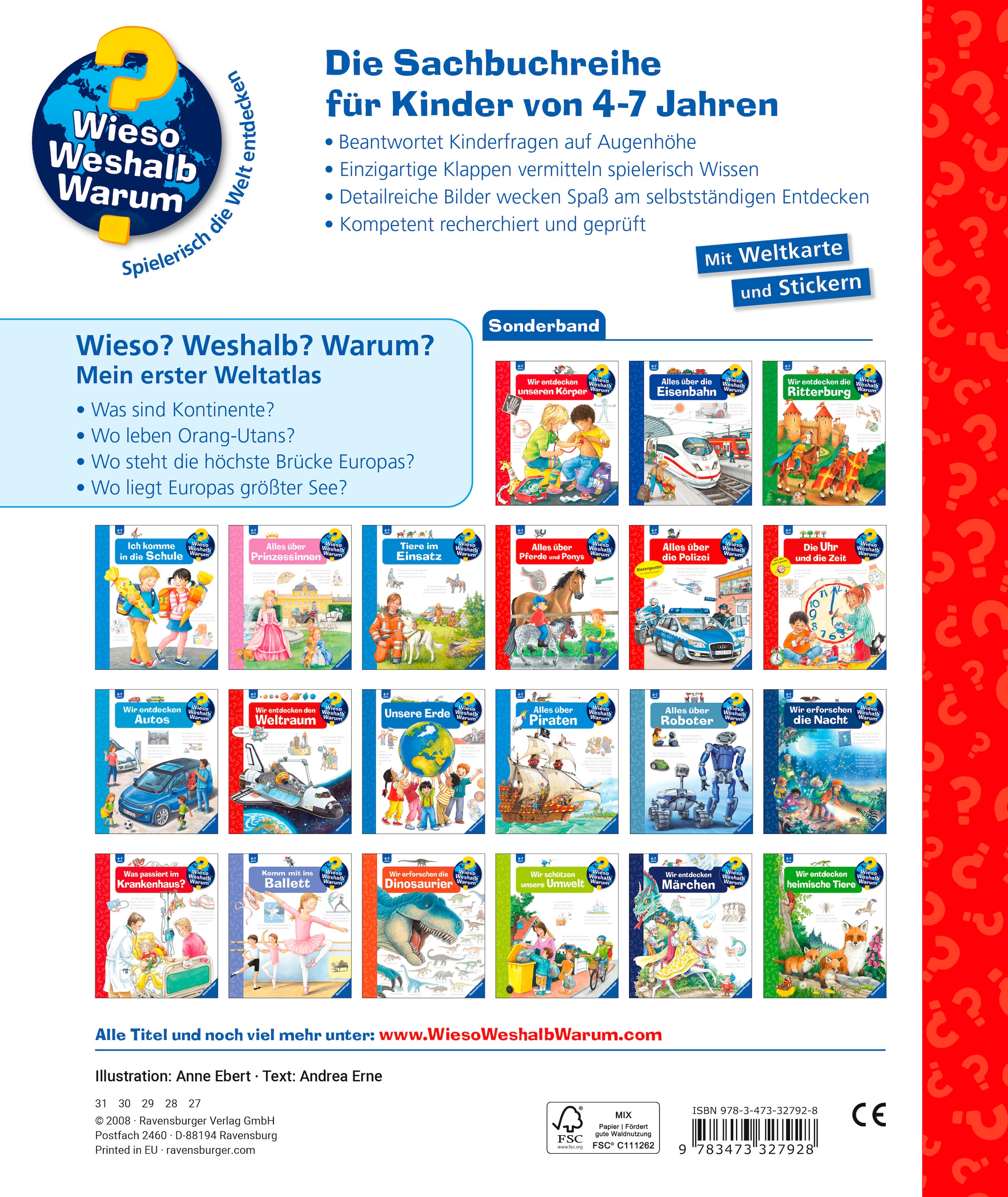 Ravensburger Buch »Wieso? Weshalb? Warum?, Mein erster Weltatlas«
