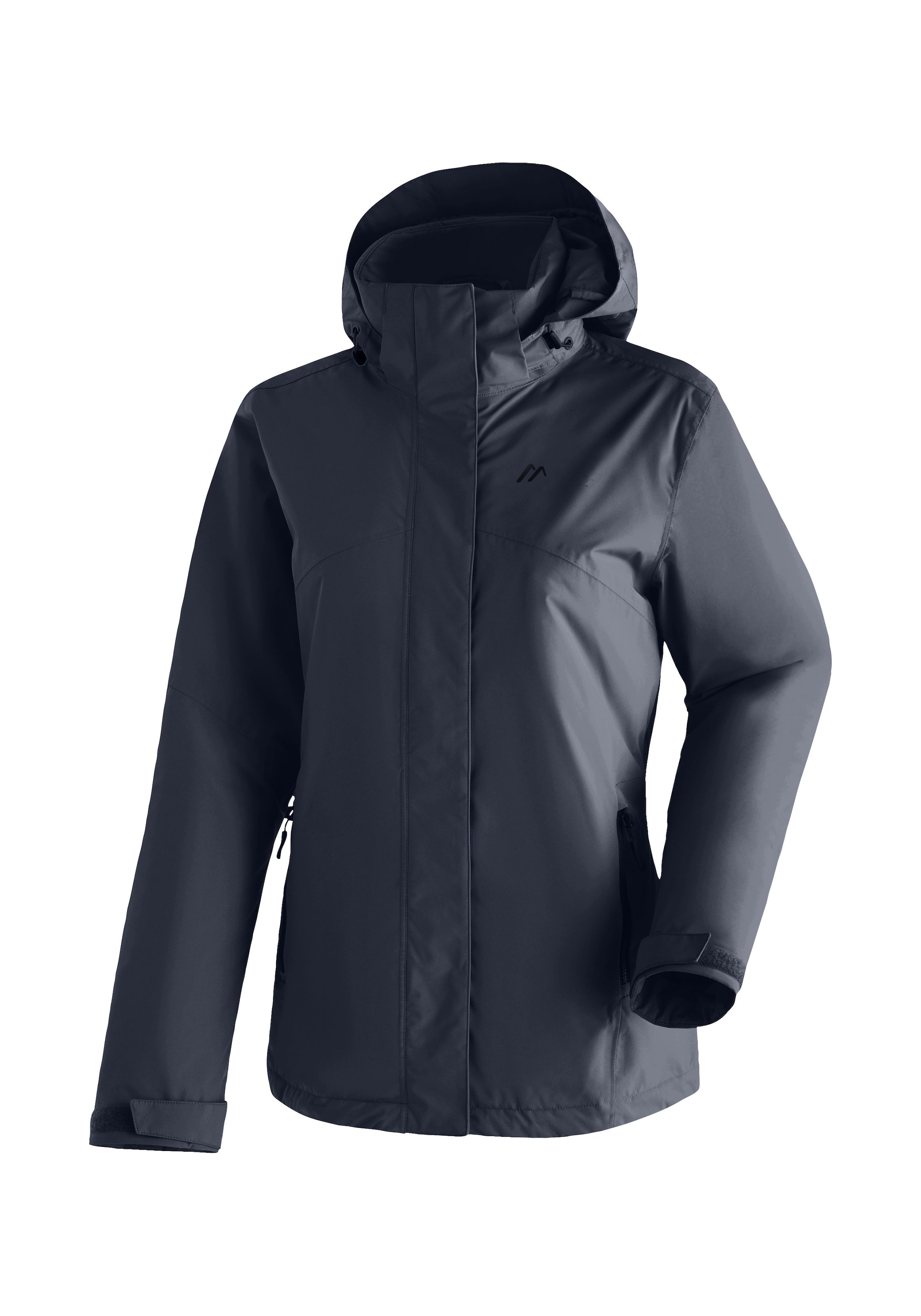 Maier Sports Regenjacke "Metor Therm Rec W" warme Damen Jacke mit Kapuze, Winterjacke wasserdicht atmungsaktiv