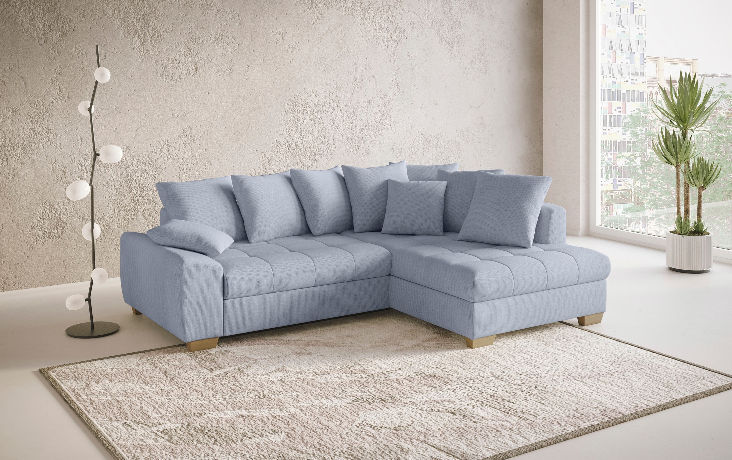 Mr. Couch Ecksofa "Nikita II, L-Form, bis 140kg pro Sitzplatz belastbar", m günstig online kaufen