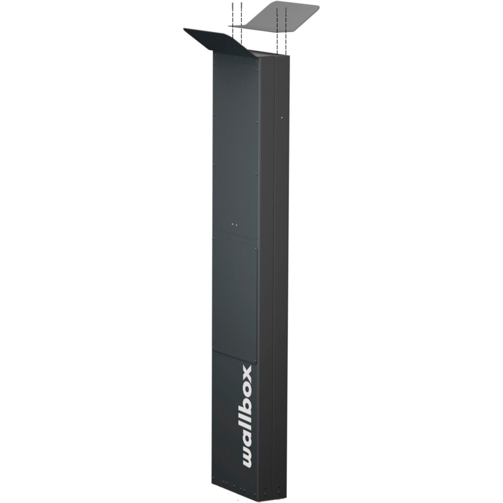 Wallbox Regenverdeck, Regenschutzplatte für Ladestation Standfuß Eiffel