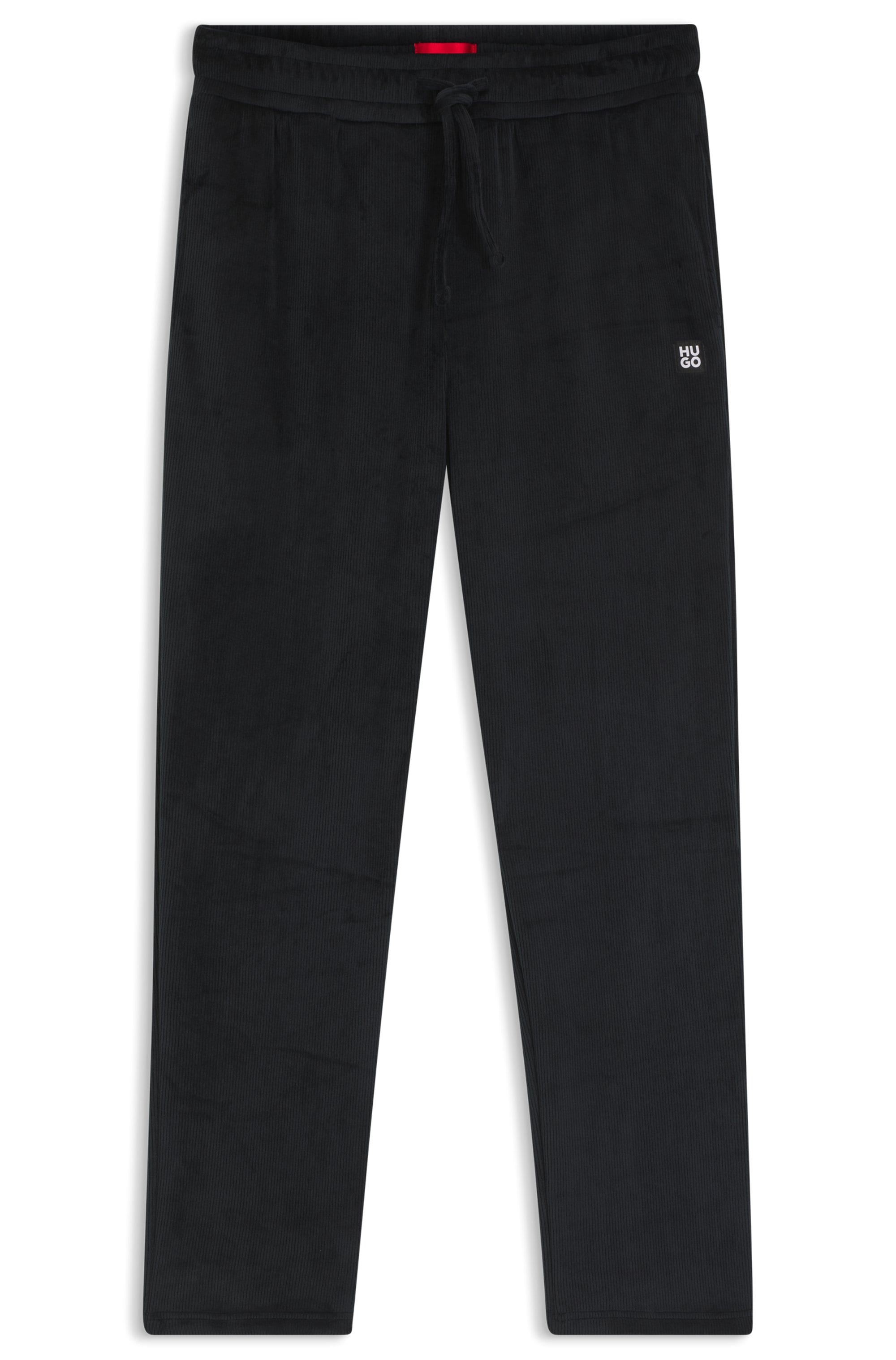 HUGO Underwear Sweathose, relaxed fit, elastischer Bund, Samt-Qualität