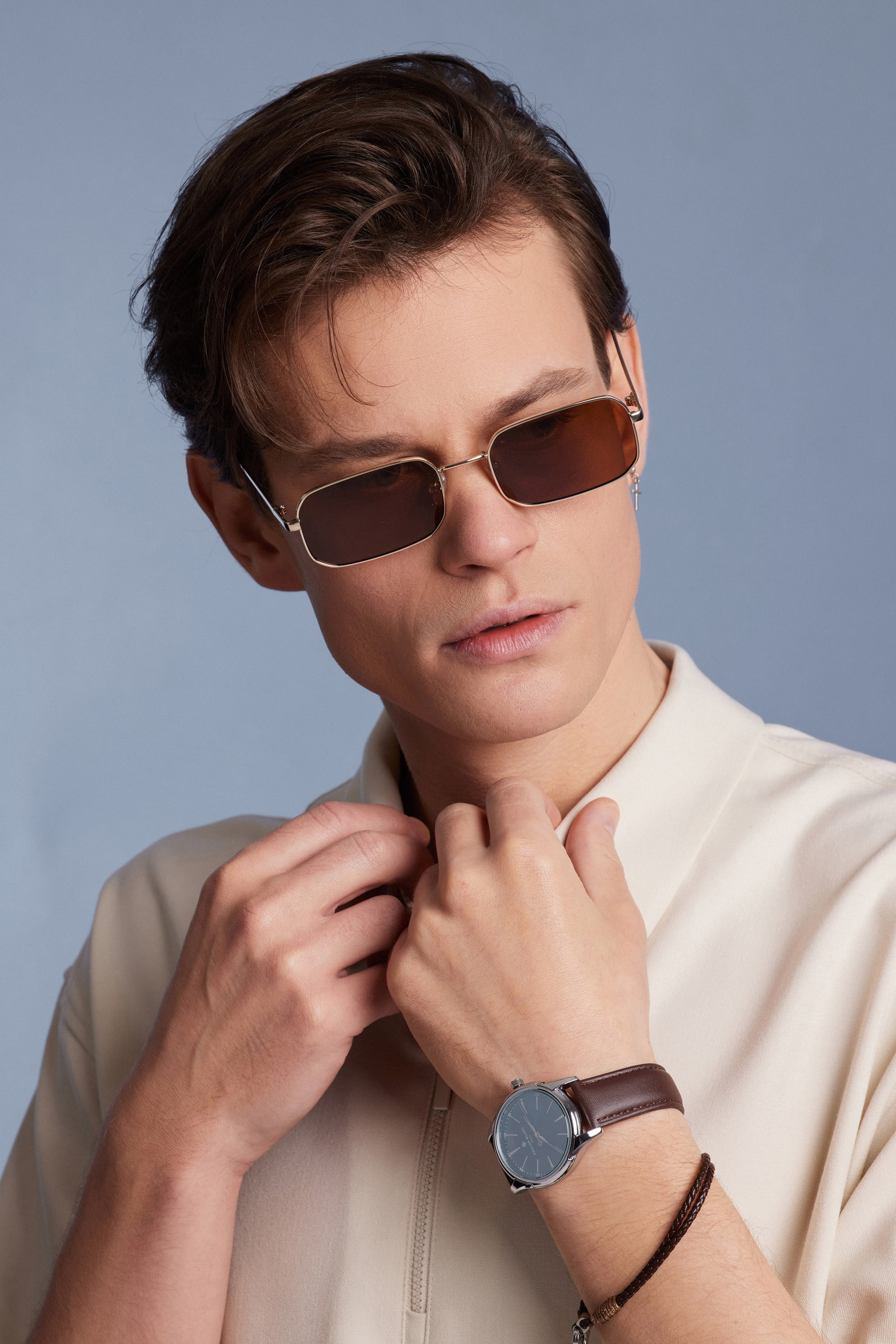 PHILIPP BLANC Sonnenbrille »PA16-01« Glass 0.74MM Polarized Lens UV400，CAT3.0