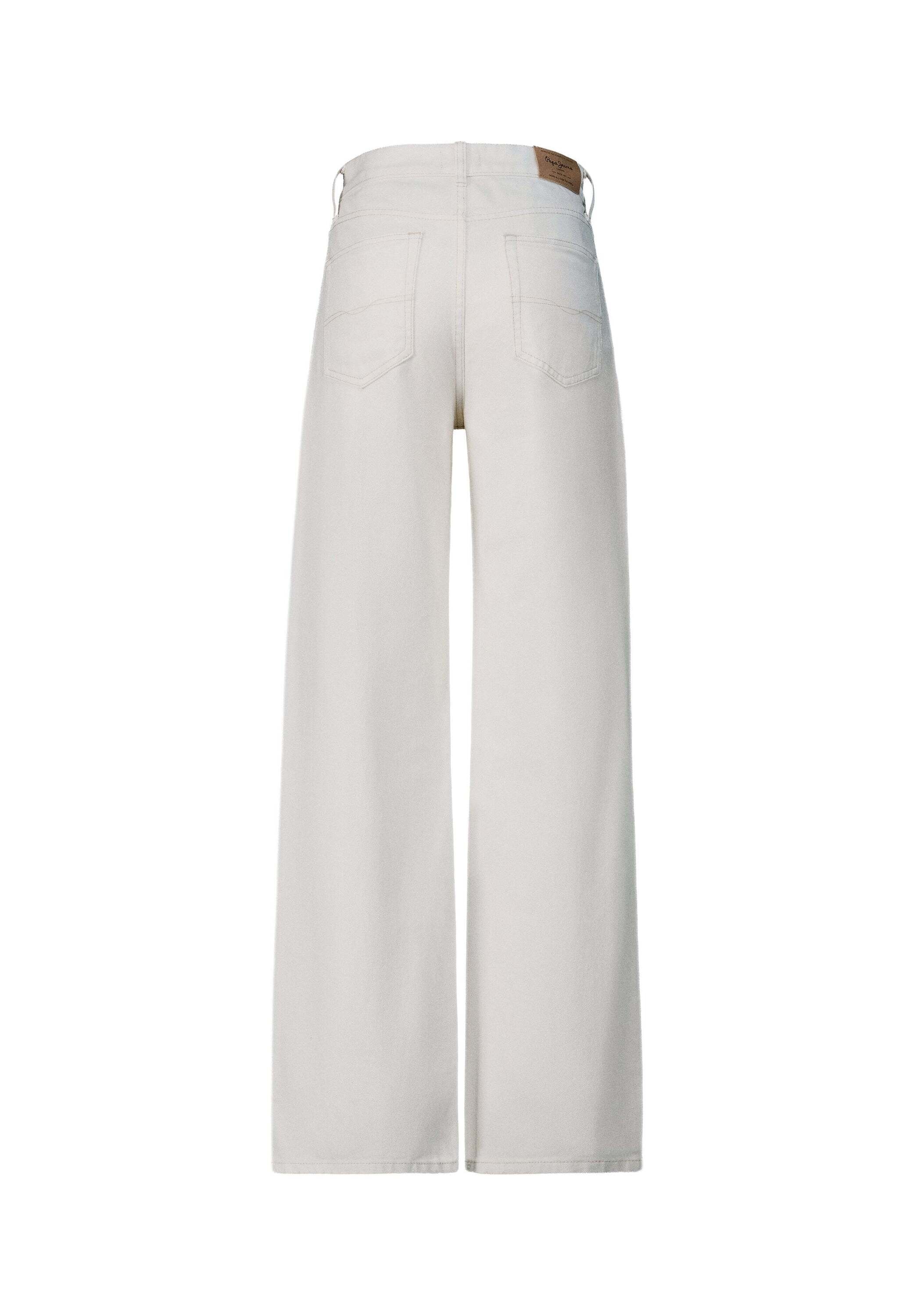 Pepe Jeans Straight-Jeans »straight leg jeans EDEN HW STRAIGHT ECRU«