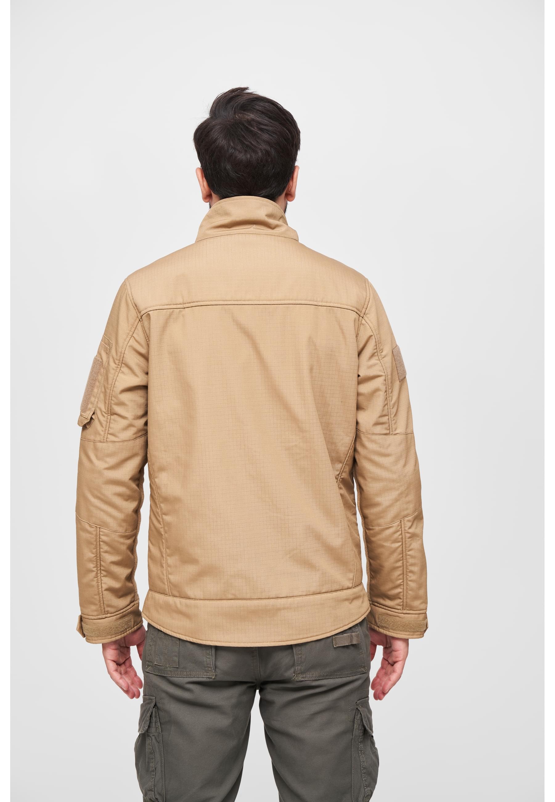 Brandit Allwetterjacke »Brandit Herren Fleecejacket Ripstop«, (1 St.), ohne Kapuze
