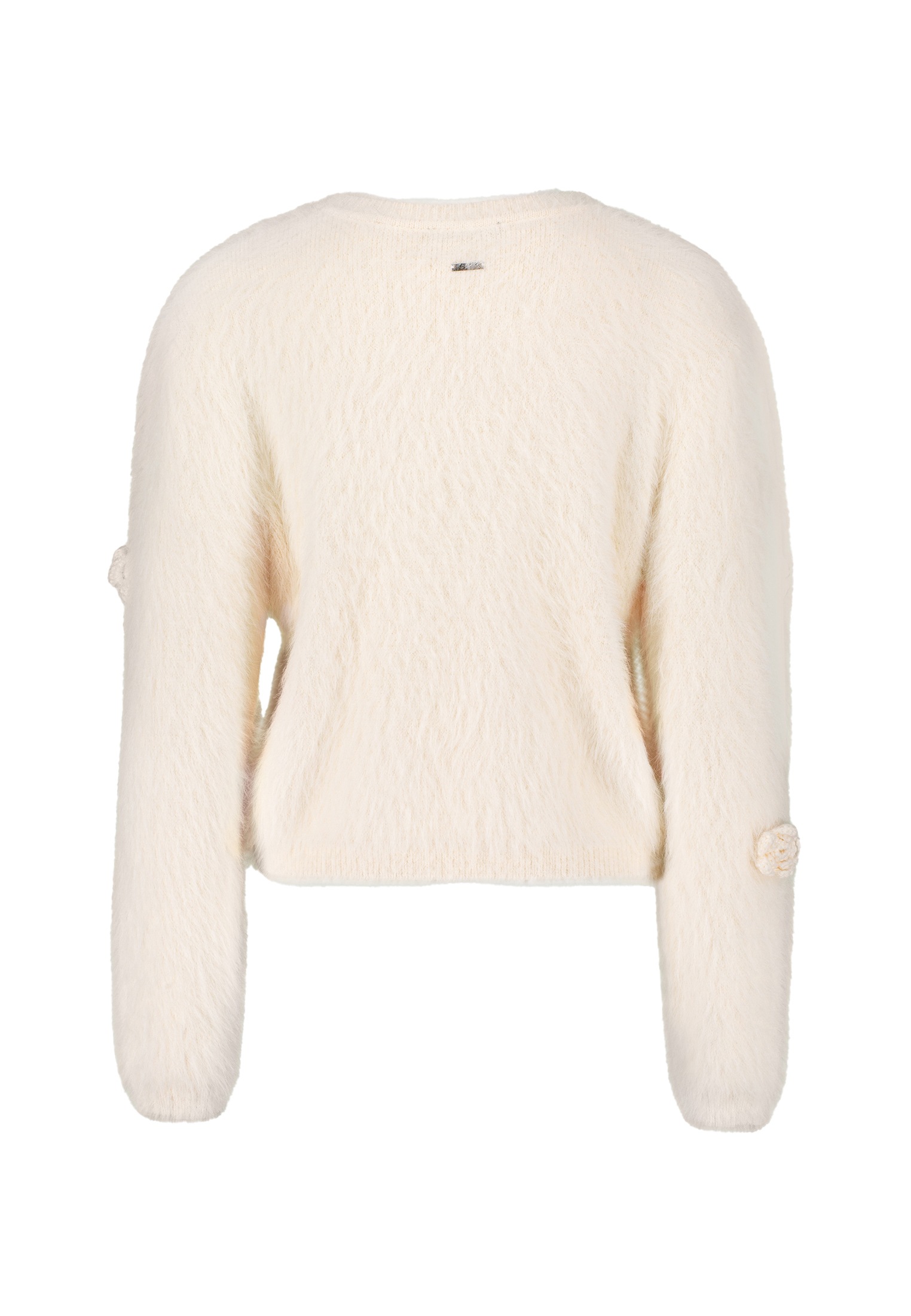 Zero Strickpullover »zero Strickpullover mit Blumen«, (1 tlg.), weiteres Detail