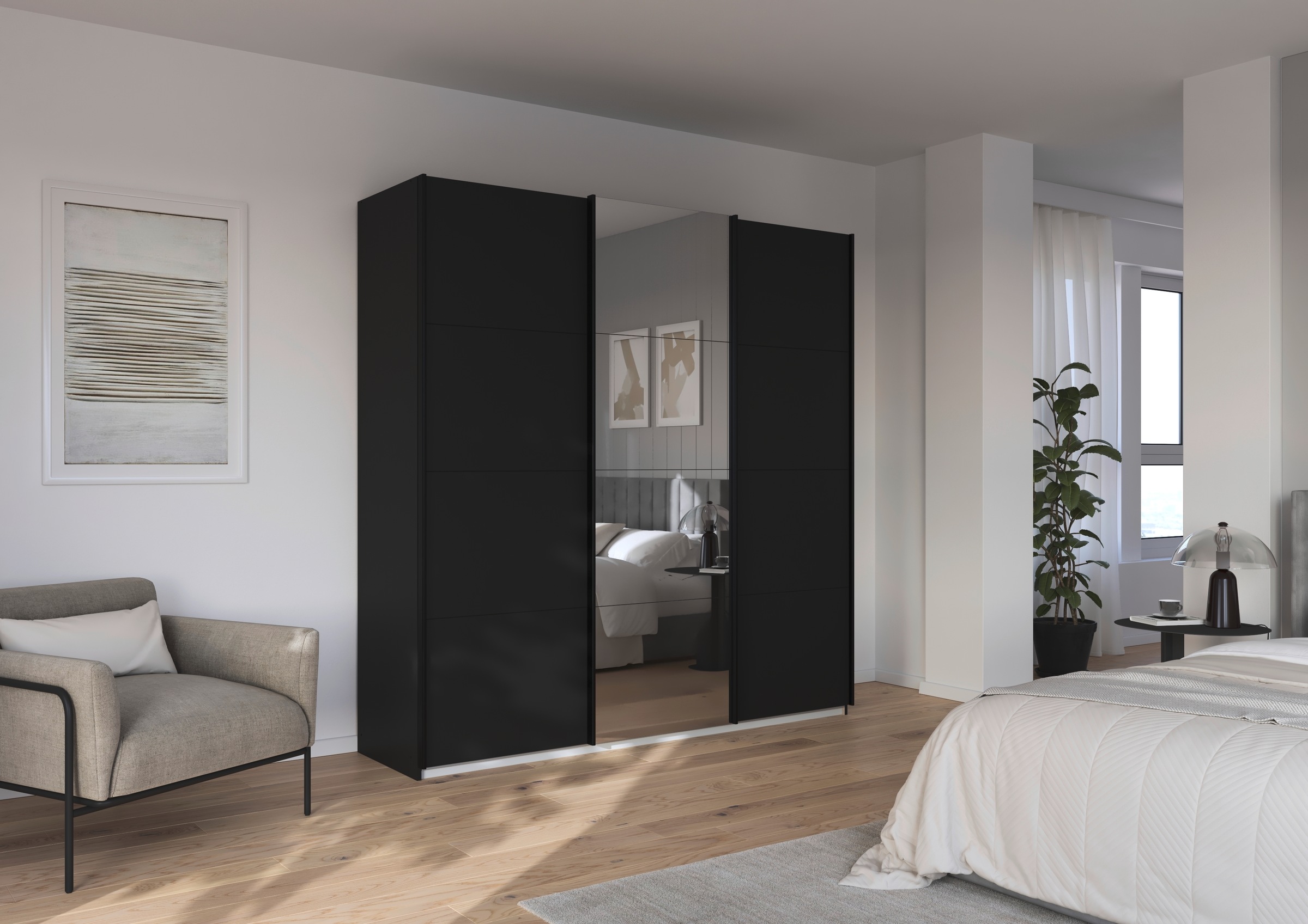 OTTO home Schwebetürenschrank "Kleiderschrank Schrank Schlafzimmerschrank G günstig online kaufen