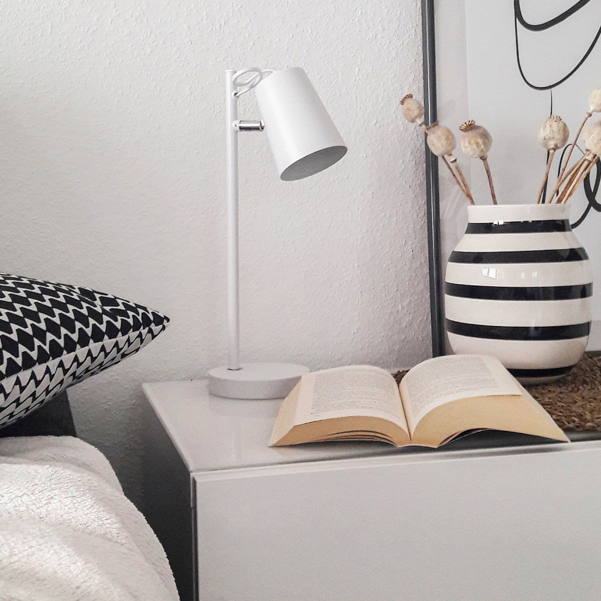 E14 flammig-flammig, LED 1 Leselampe Tischleuchte, B.K.Licht Schreibtisch-Lampe LED Tischlampe Weiß günstig | Schwenkbar kaufen