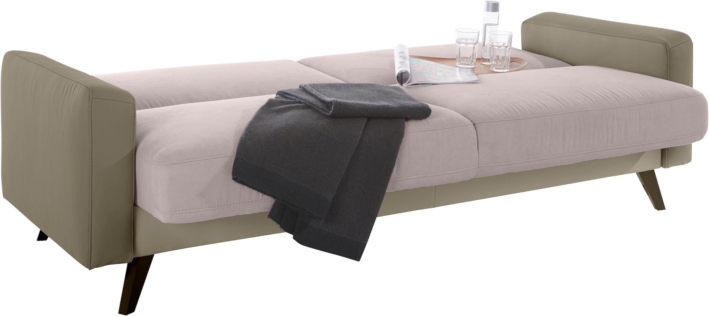 exxpo - sofa fashion 3-Sitzer »Samso«, Inklusive Bettfunktion und Bettkasten