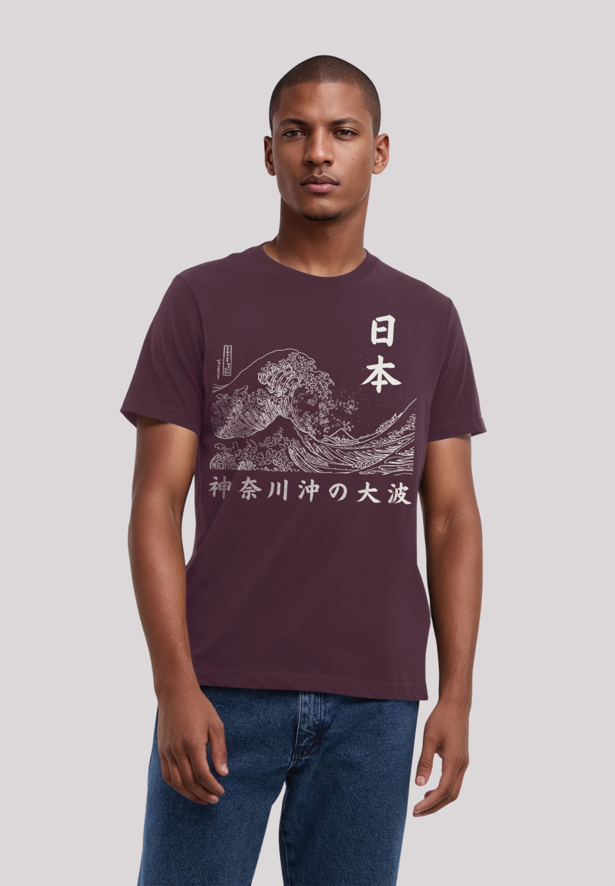 T-Shirt »Kanagawa Welle Golden Gai«, Premium Qualität