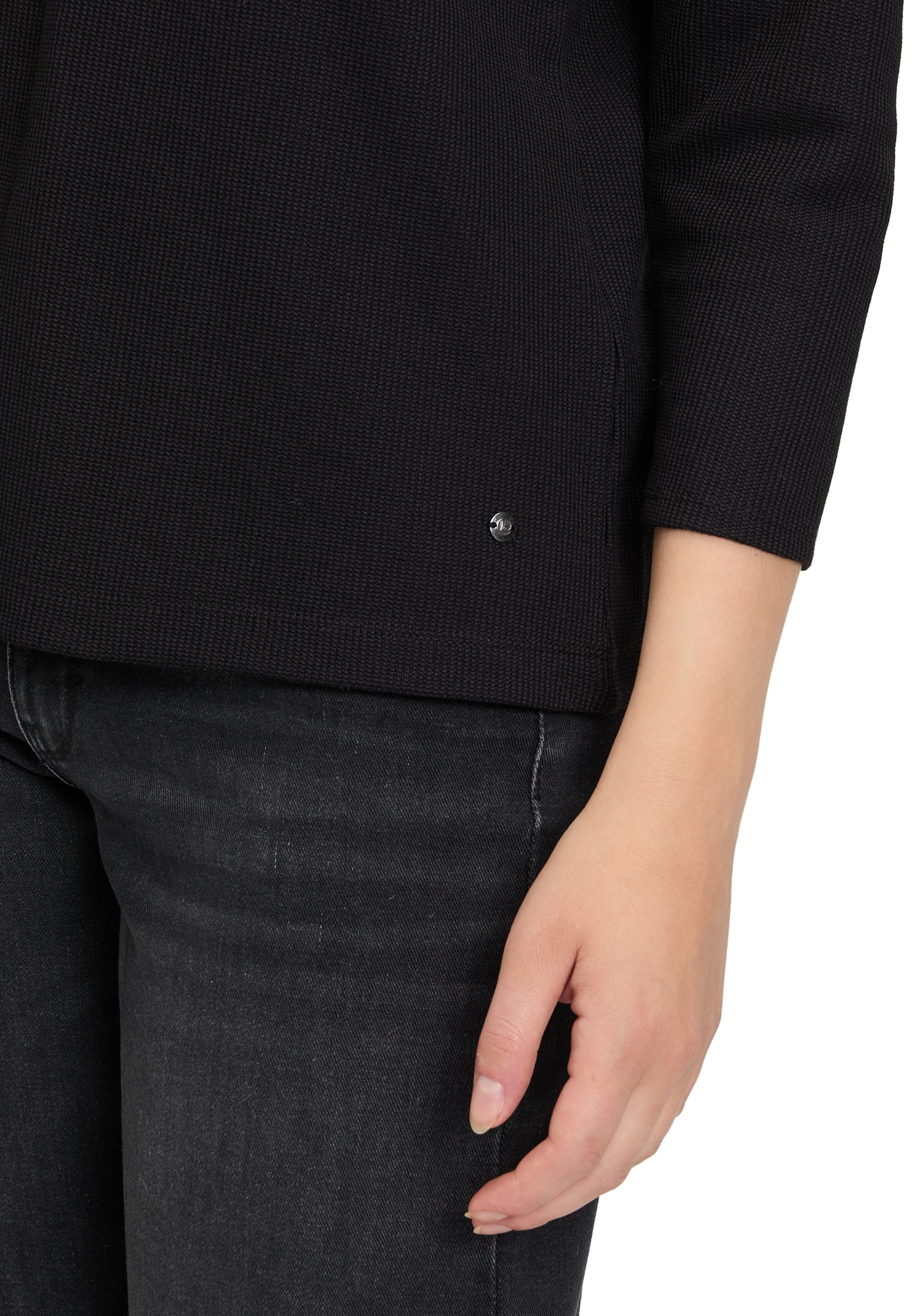 Betty&Co 3/4-Arm-Shirt »Betty & Co Damen Casual-Shirt mit V-Ausschnitt«, (1 tlg.)
