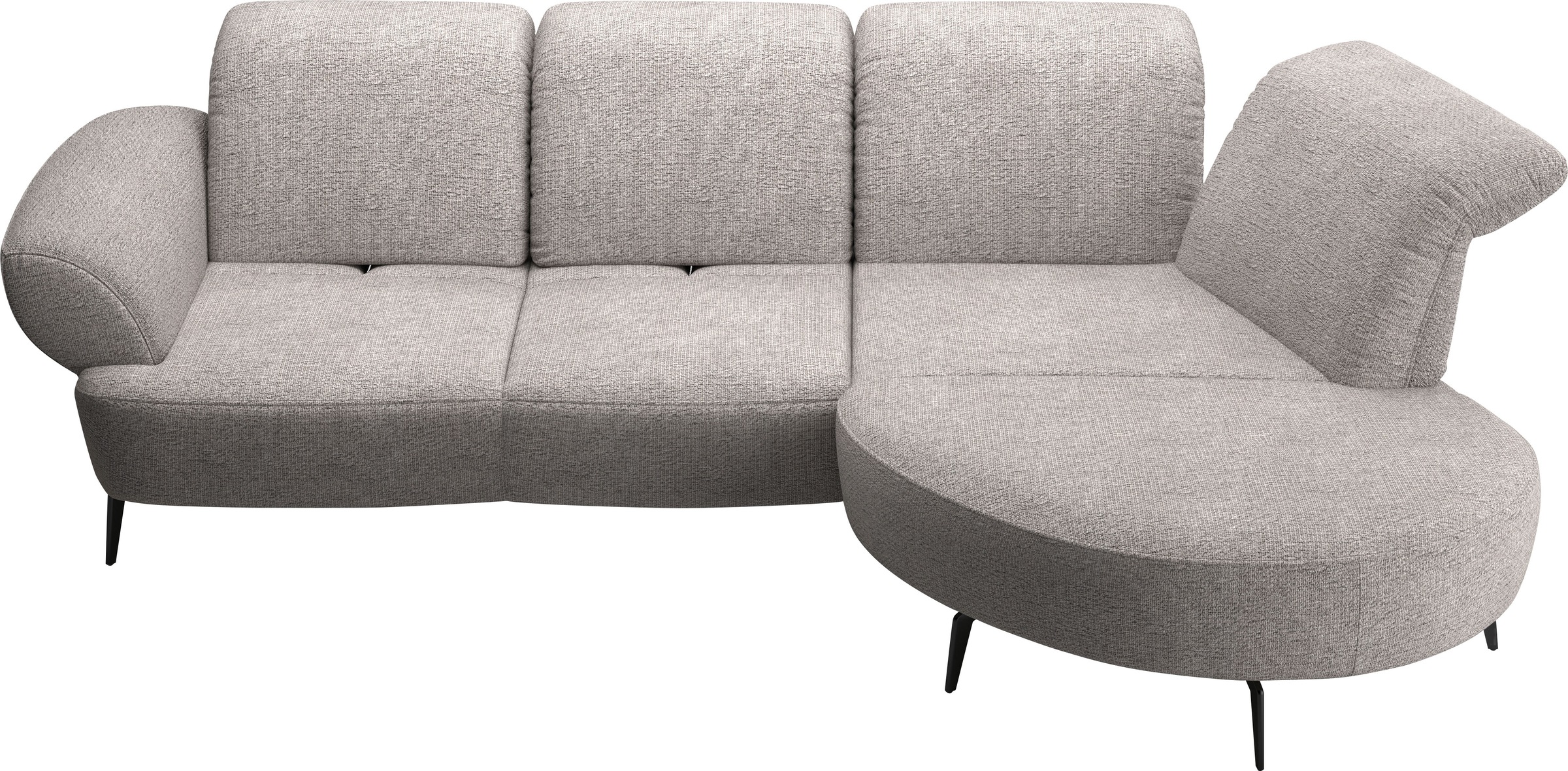 sit&more Ecksofa »Dance«, inkl.System Click&Seat und Sitztiefenverstellung