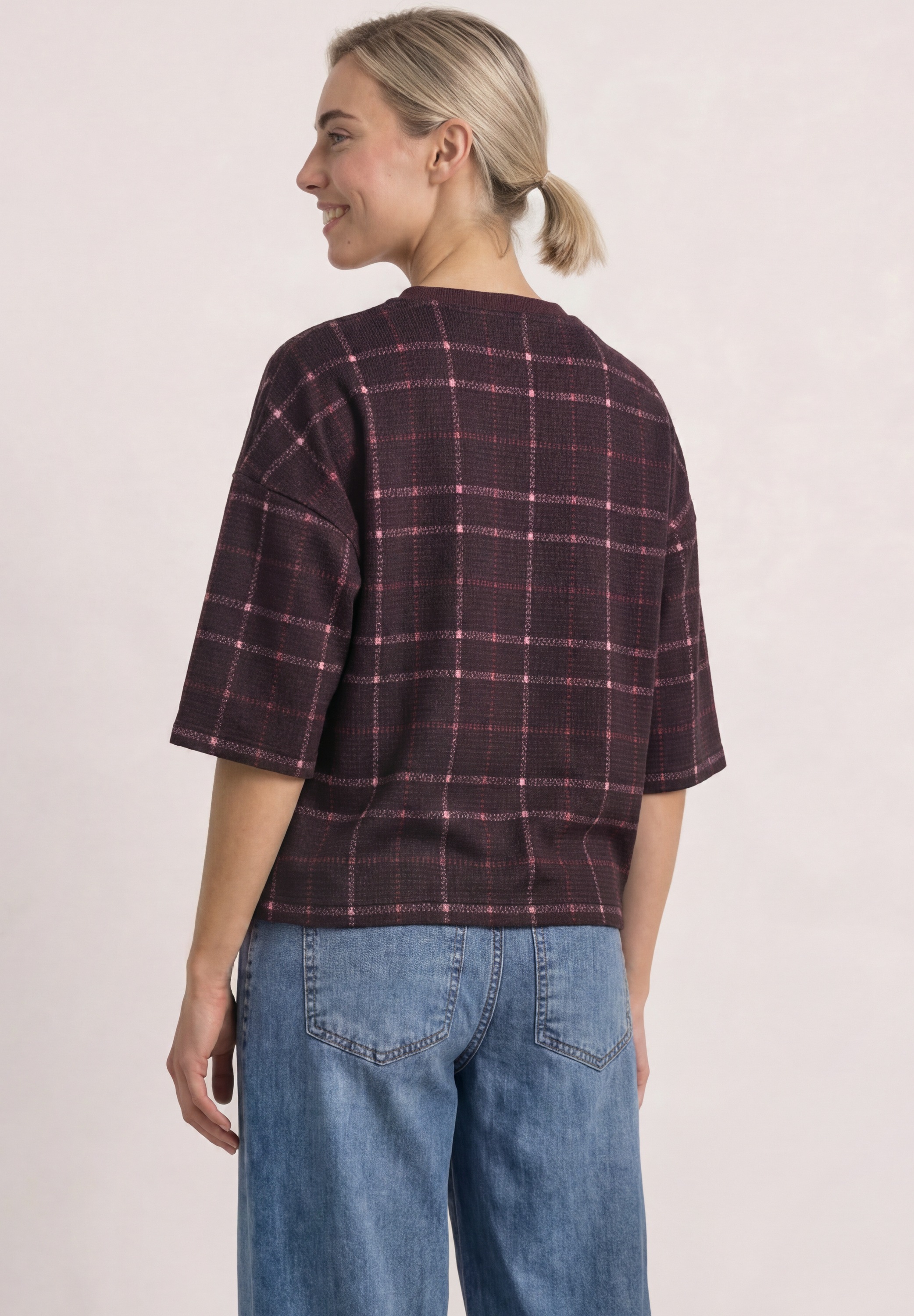 STREET ONE Sweatshirt , mit Karomuster
