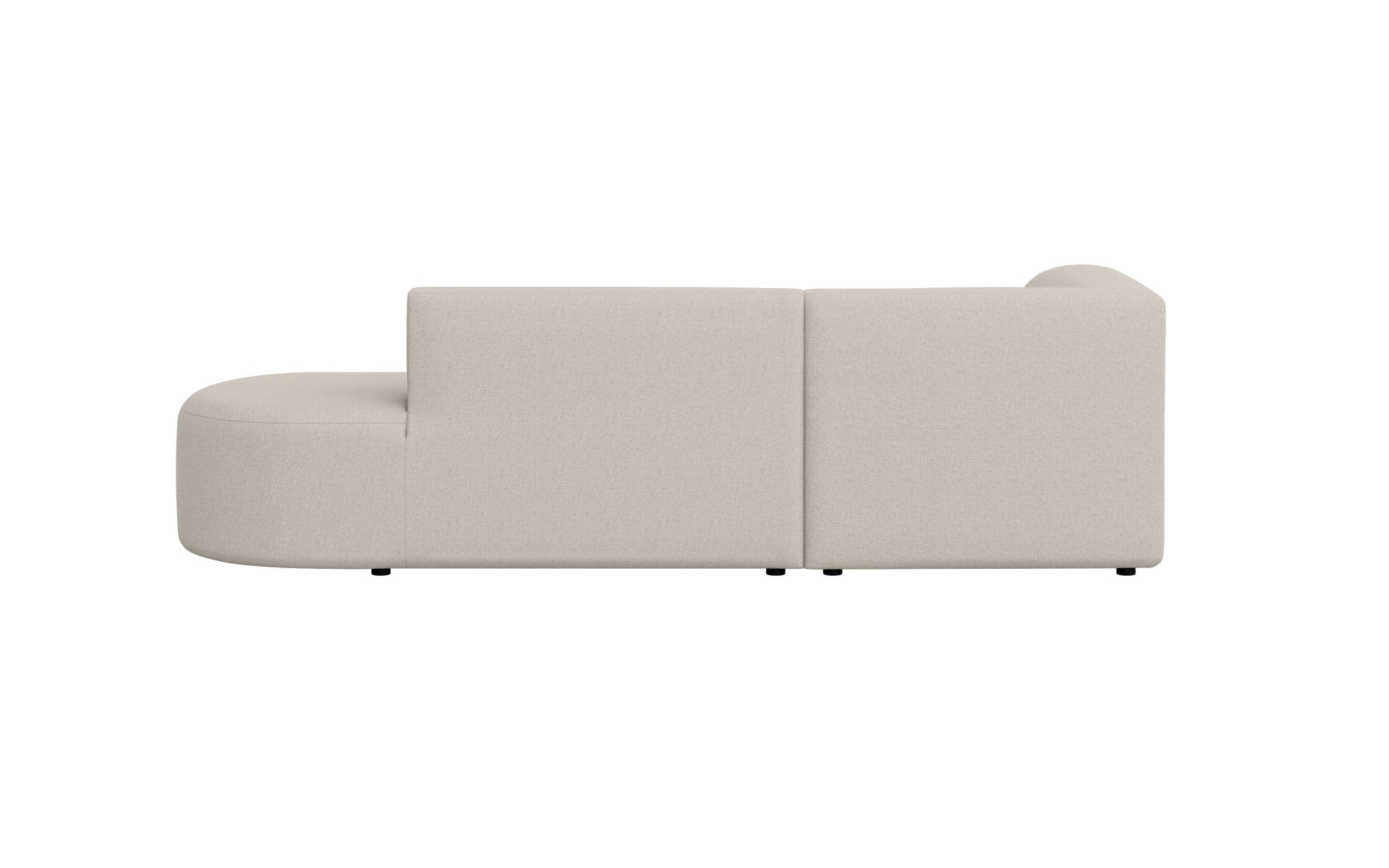 andas Ecksofa »Ecksofa Tvinne mit Ottomane links oder rechts bestellbar«, L-Form, mit Wellenunterfederung, BxTxH 260x170x73 cm
