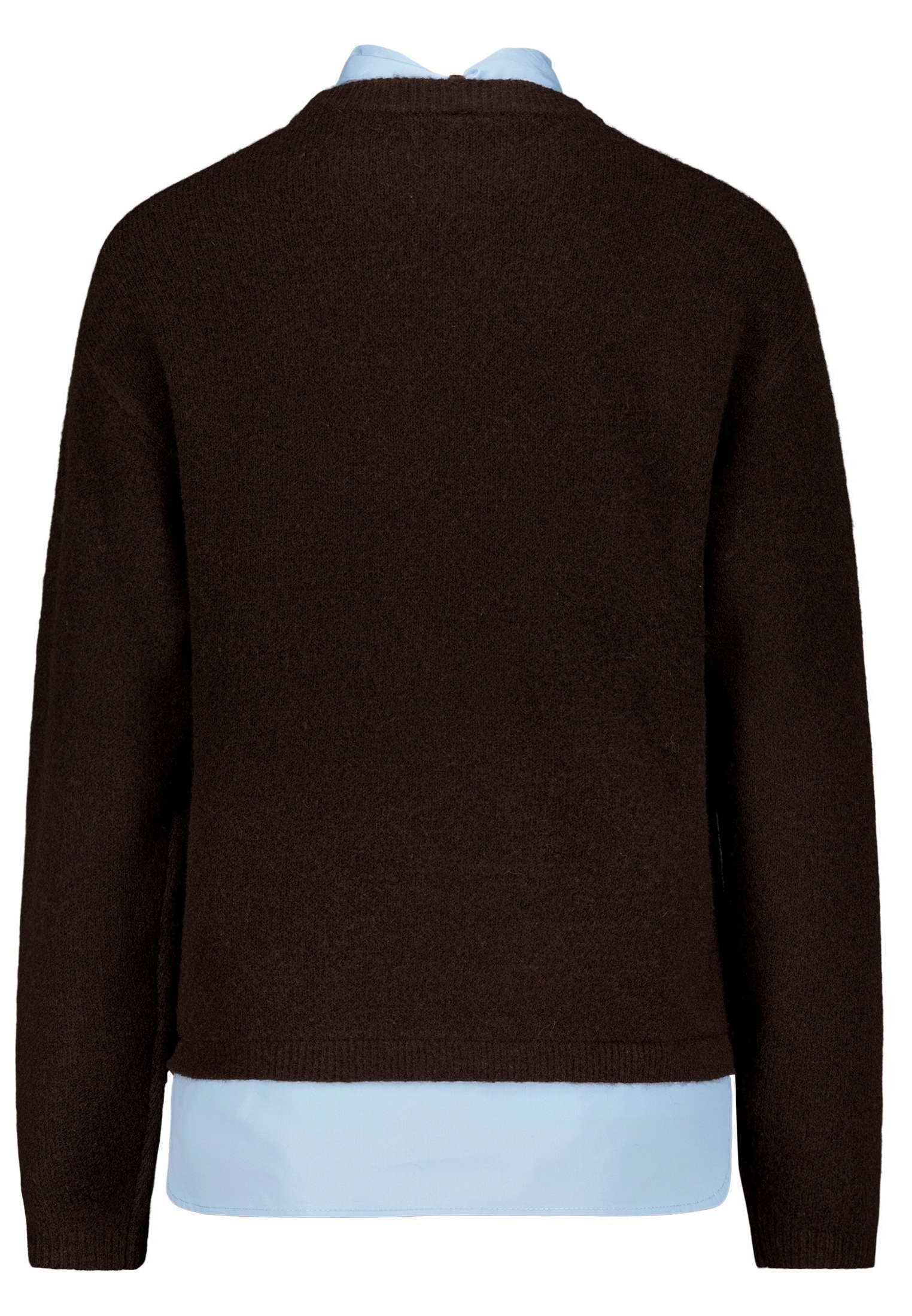 Zero Strickpullover »Damen mit Bluseneinsatz« 1 Material